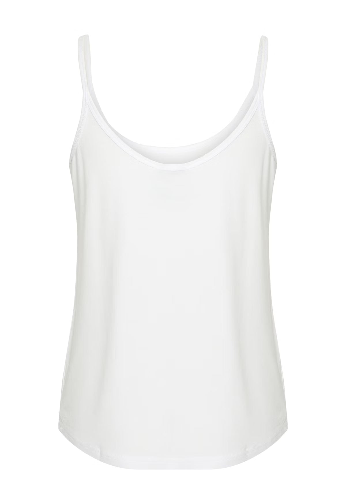 My Essential Wardrobe The Modal Top Bright White