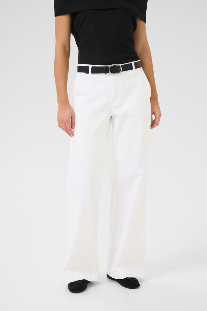 My Essential Wardrobe Pant Wide MWLara 149 Bright White