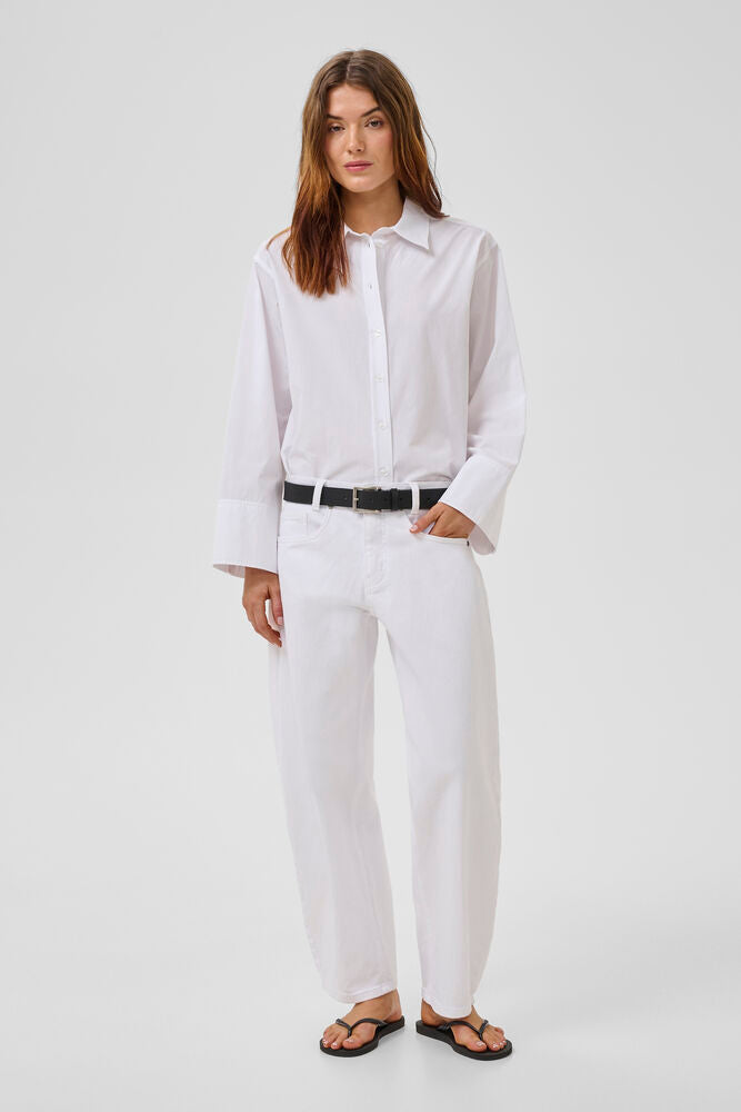 My Essential Wardrobe MVSunna Boxy Shirt 2.0 Bright White