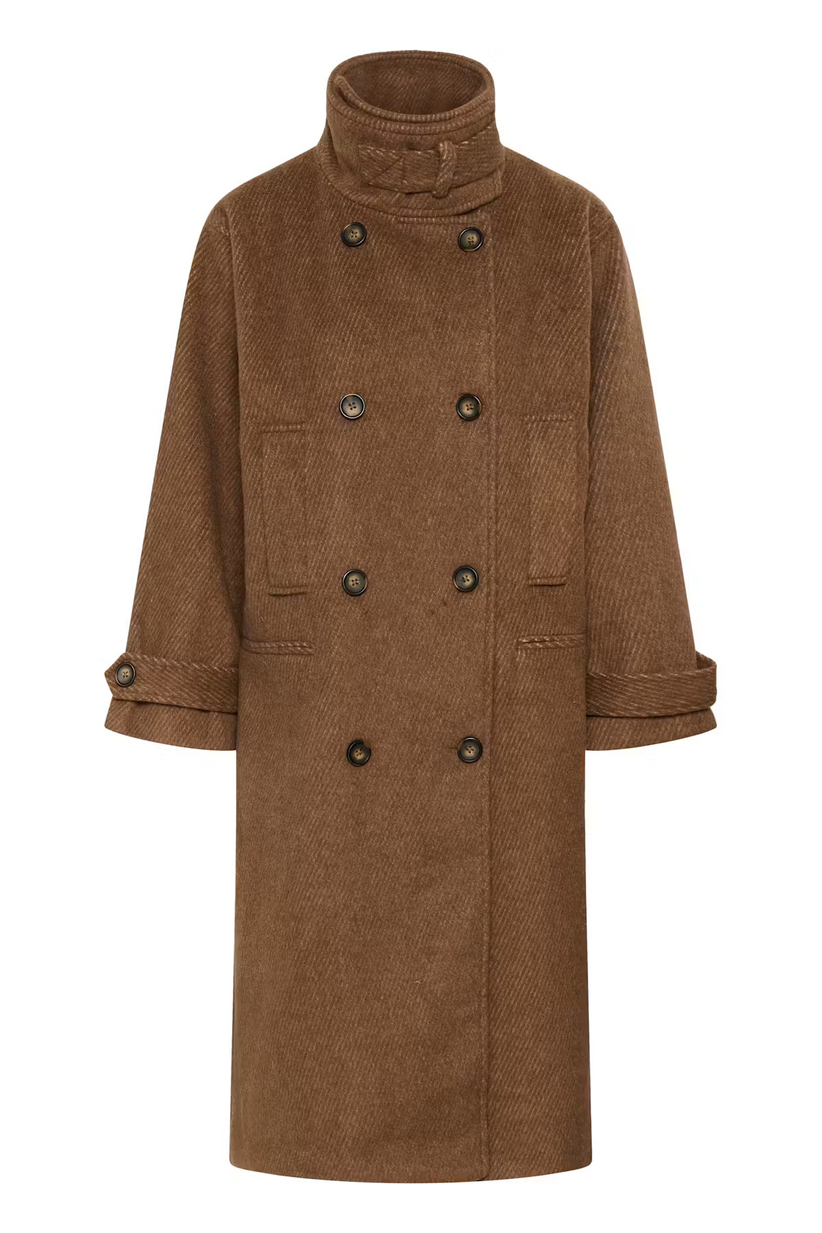 My Essential Wardrobe MWBaratti Coat Toffee Melange