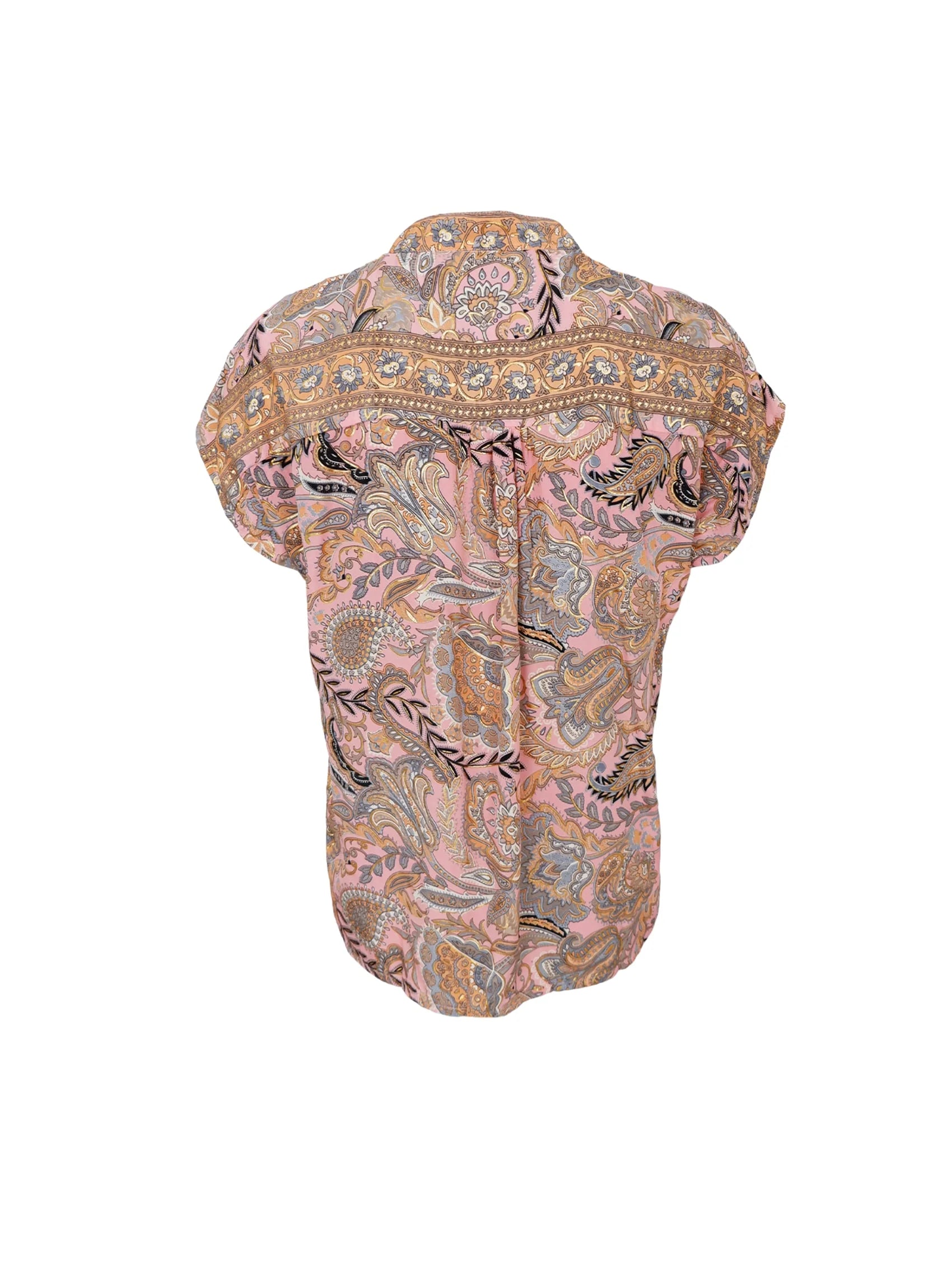 Black Colour BCLuna Andrea S/S Blouse Imperial Rose