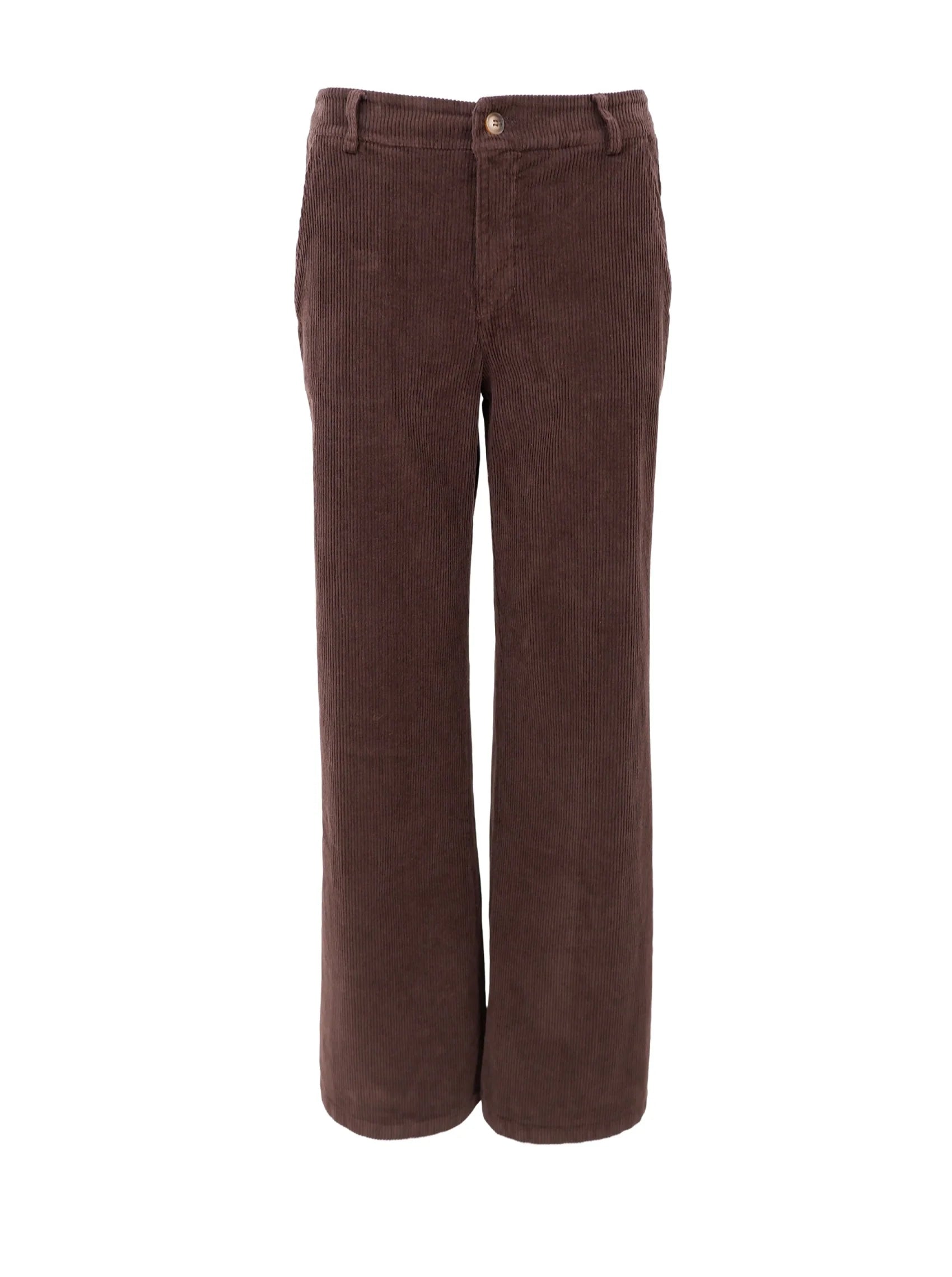 Black Colour BCCora Corduroy Box Pant 40676 Coffee
