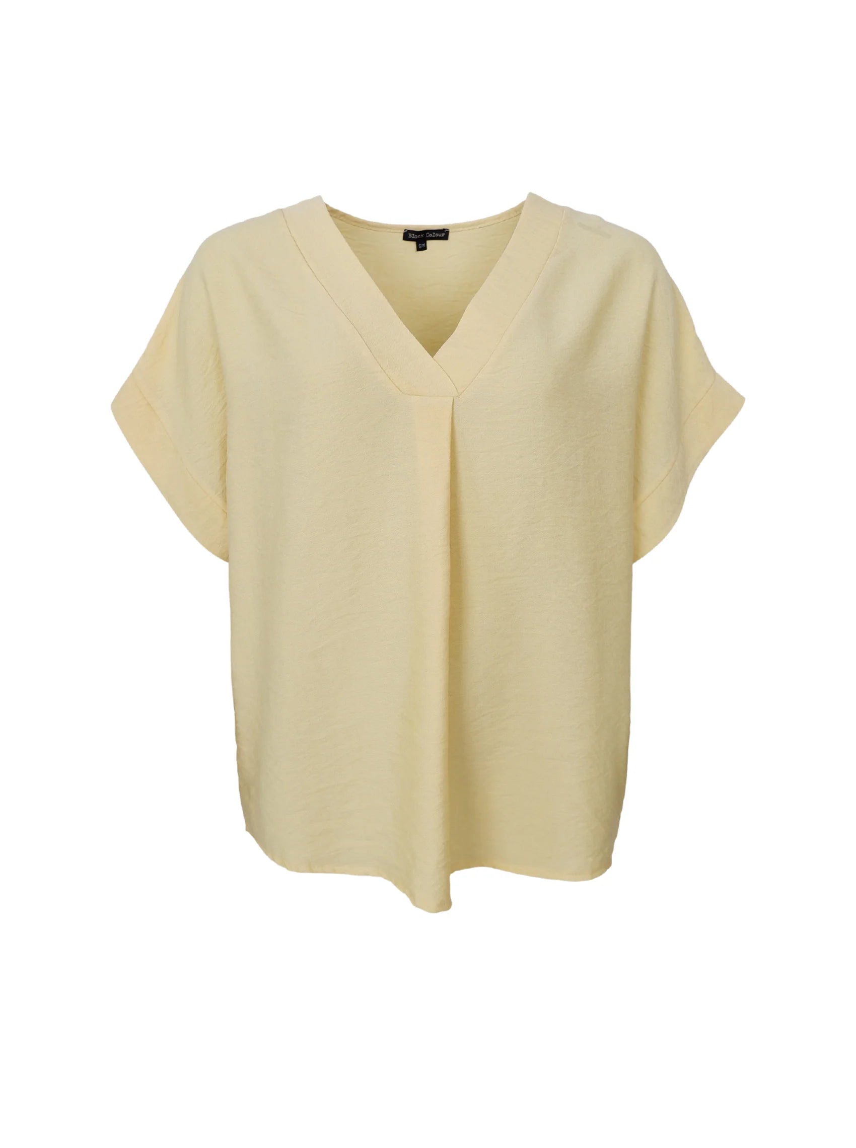 Black Colour BCSamos Blouse Lt. Yellow