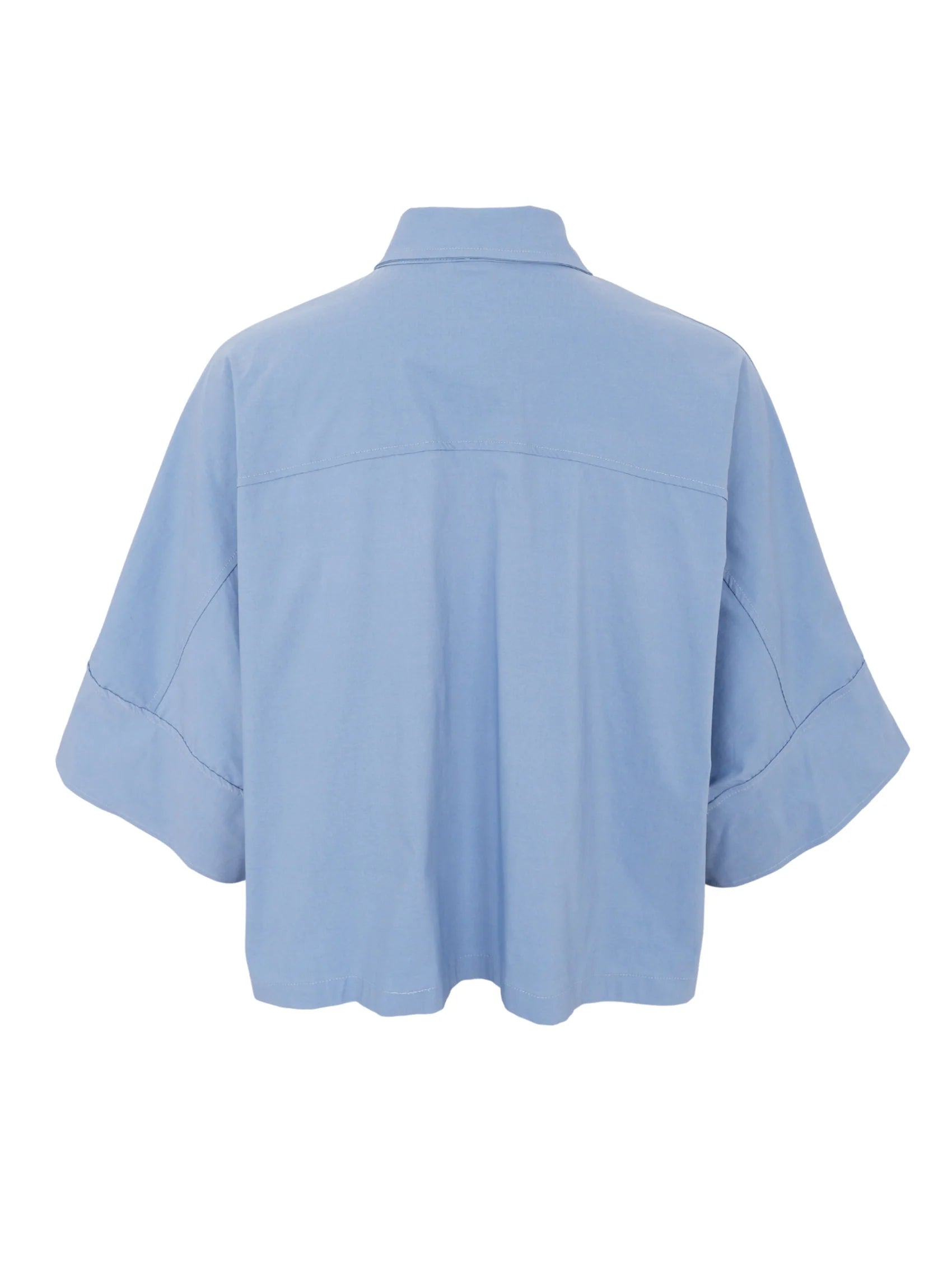 Black Colour BCDavina Loose Shirt 41055 Dust Blue