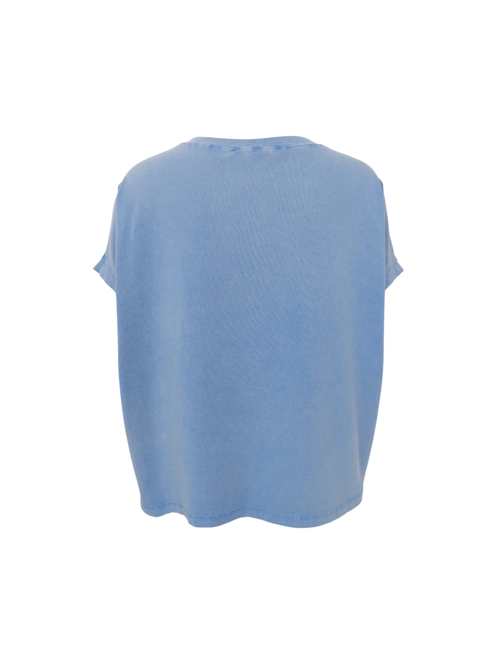 Black Colour BC Zelda Vintage Tee 41116 Lt. Blue