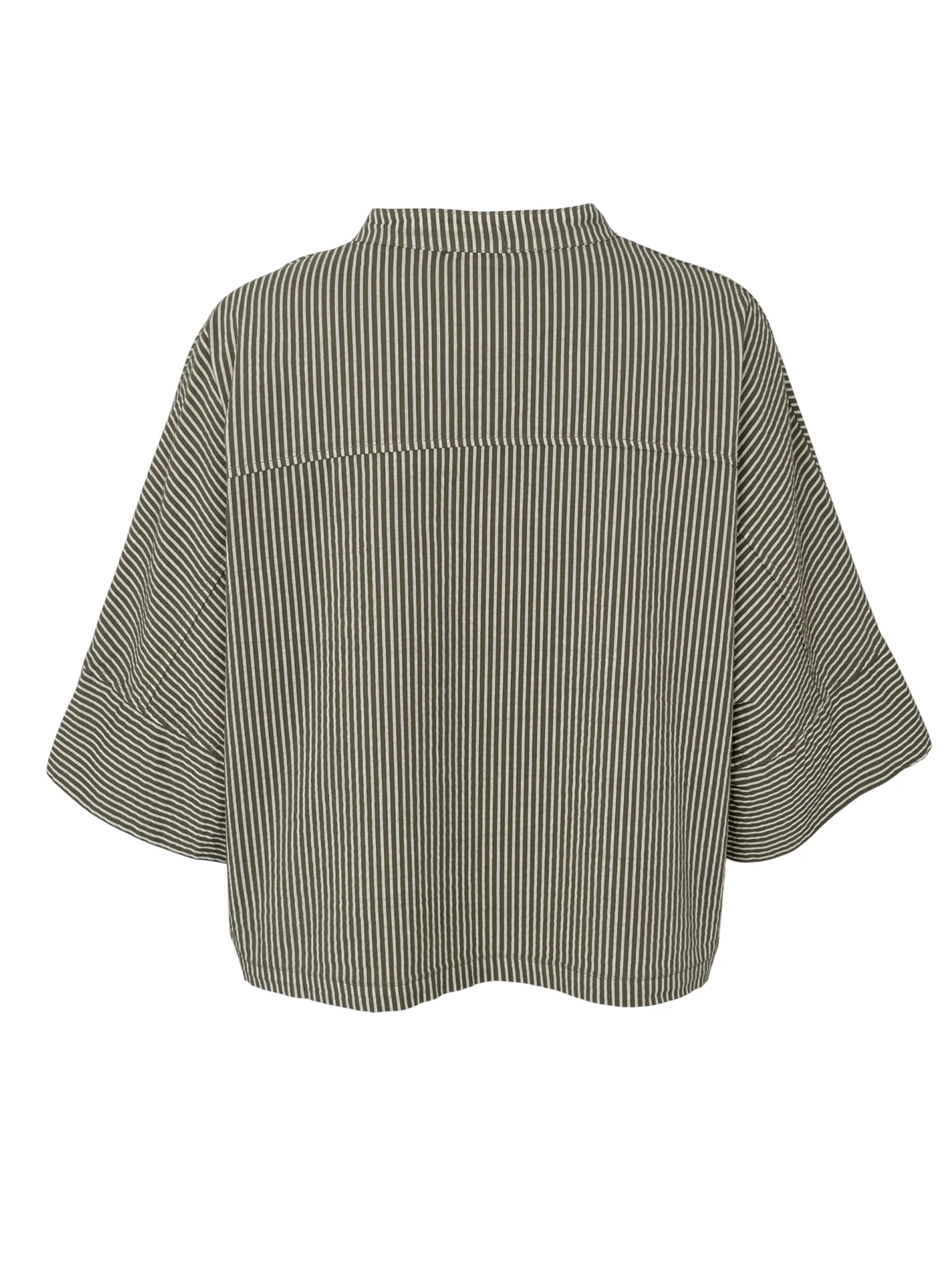 Black Colour BCAlly Loose Shirt Army