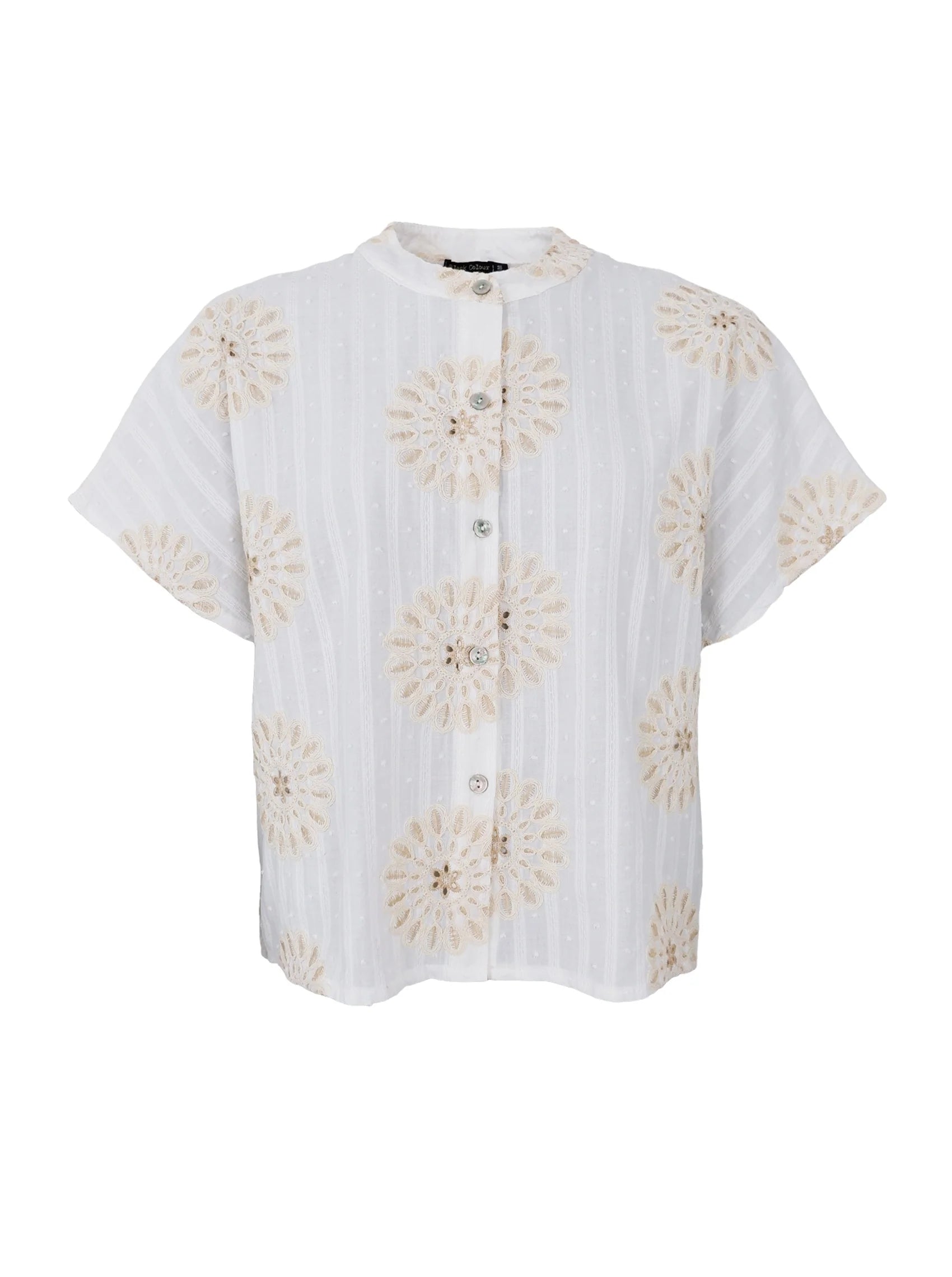 Black Colour BCBlanca Loose Shirt Creme