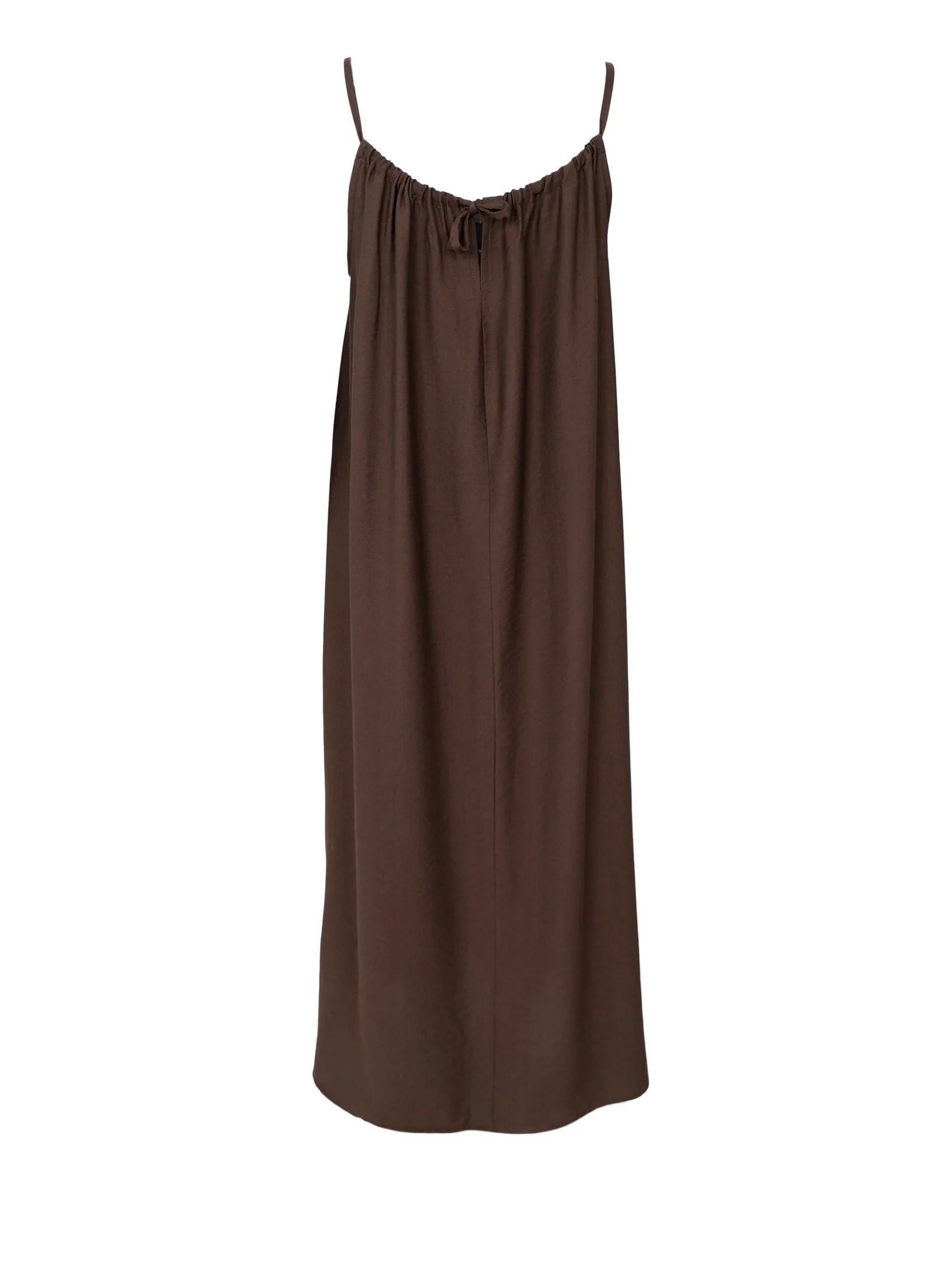 Black Colour BCSamos Strap Dress Coffee