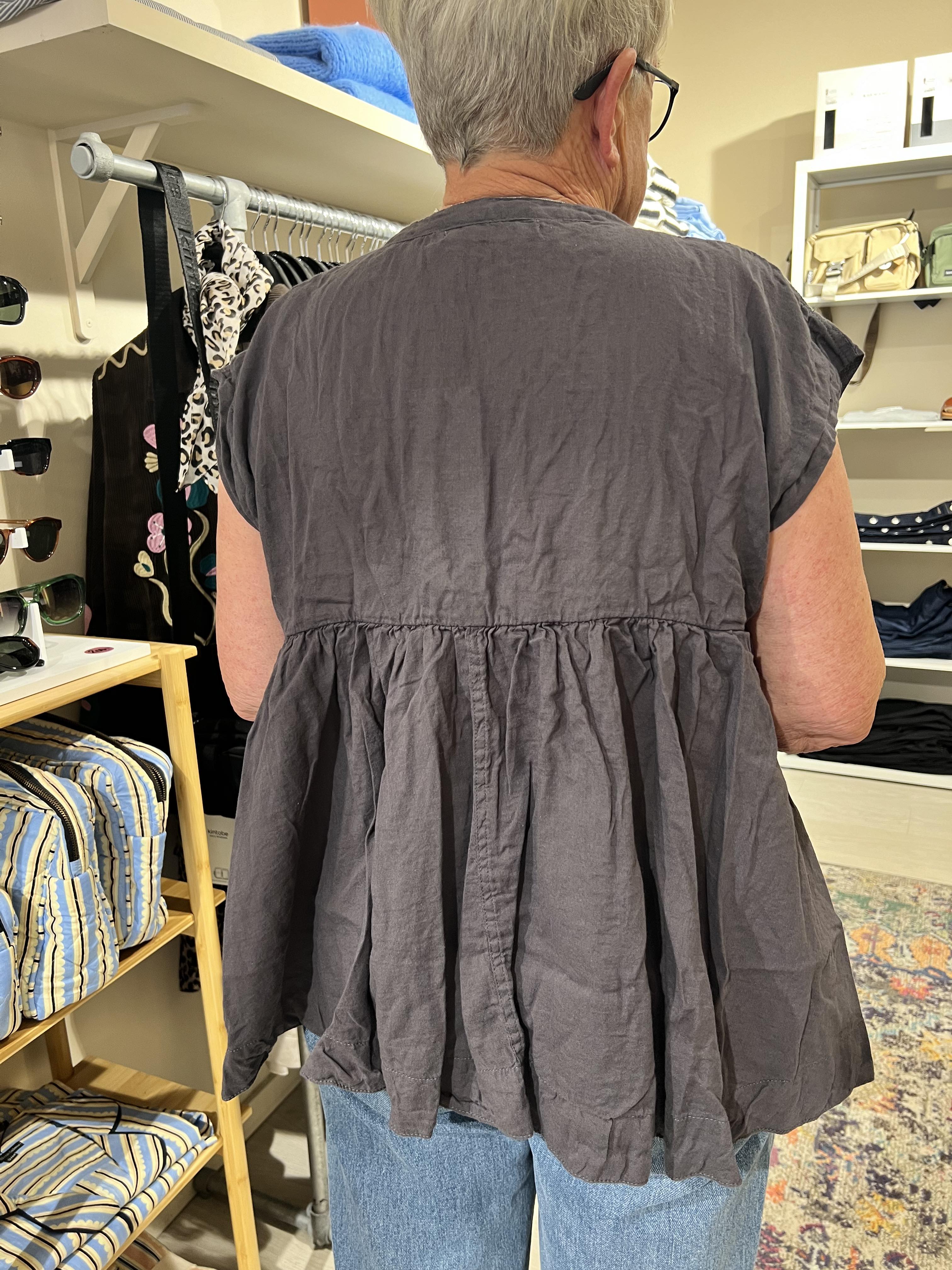 Rabens Saloner Cotton Top Mag Dark Slate