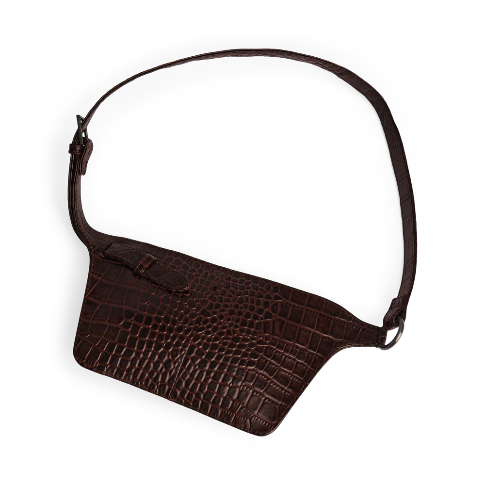 Markberg ZayaMBG Belt Bag Croco Espresso Brown