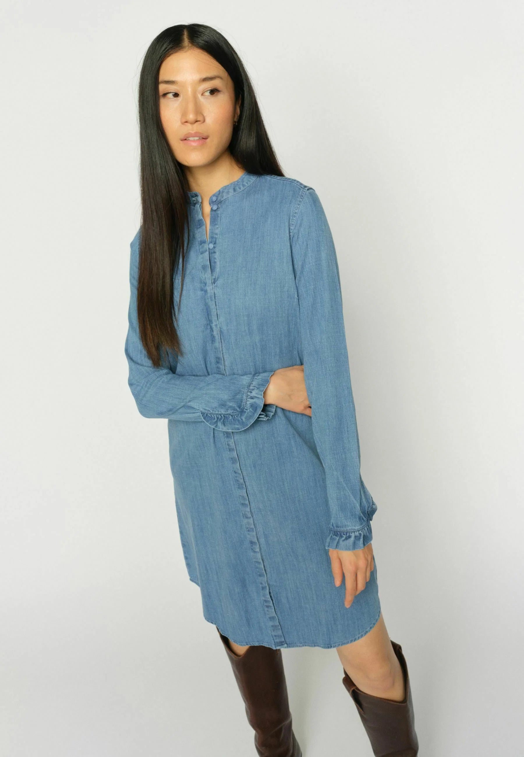 Mos Mosh MMMattie Denim Dress Mid Blue
