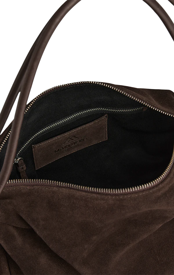 Markberg ReignMBG Bag Suede Dark Brown