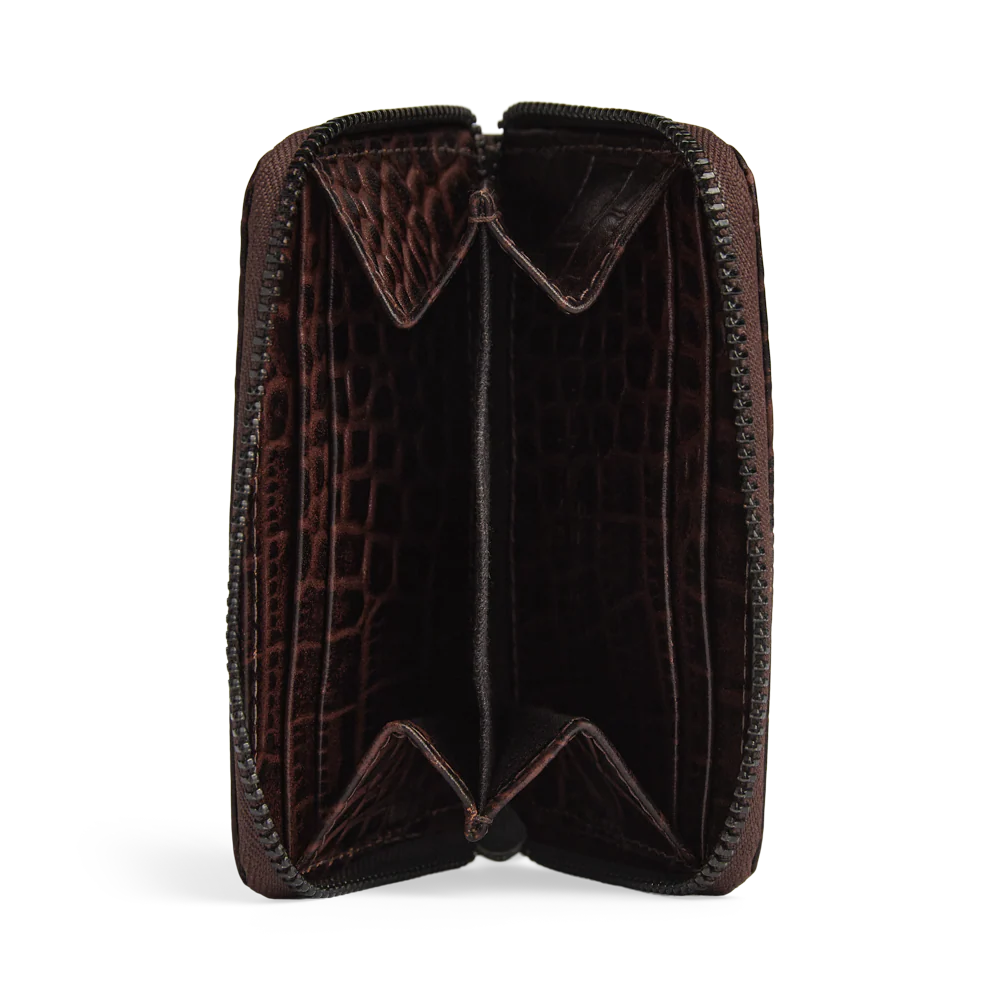Markberg SelmaMBG Wallet Croco Espresso Brown