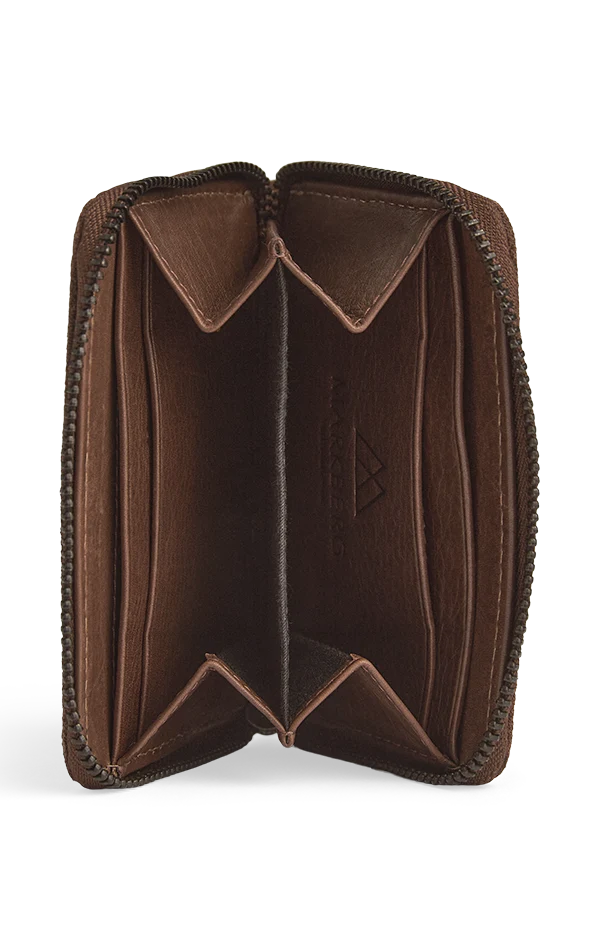 Markberg SelmaMBG Wallet Suede Dark Brown