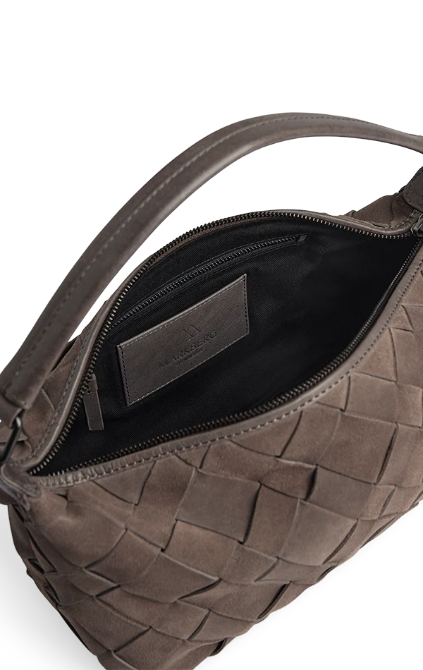 MarkBerg LotusMBG Bag Suede Weave Major Brown