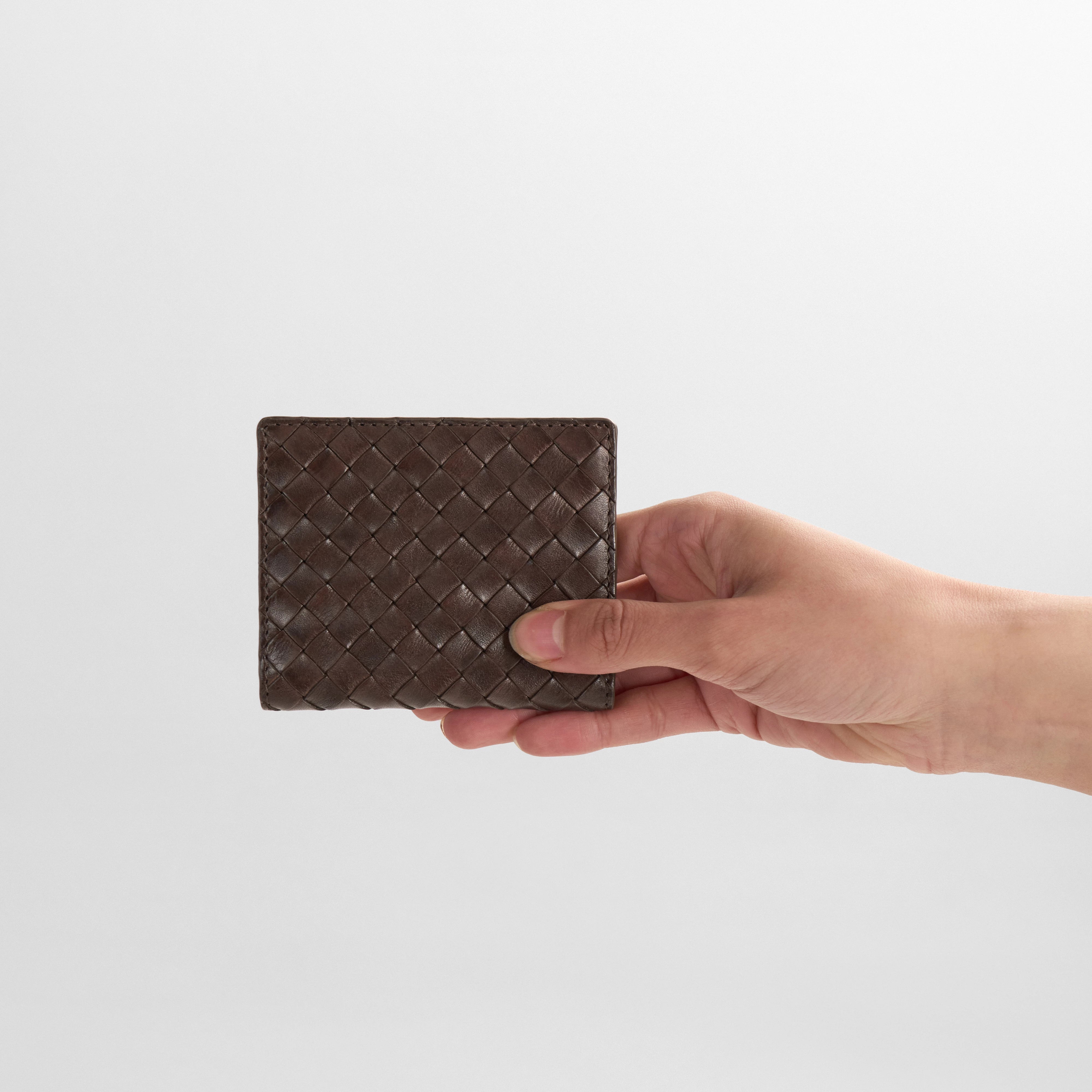 Markberg AmeliaMBG Card Holder Weave Dark Brown