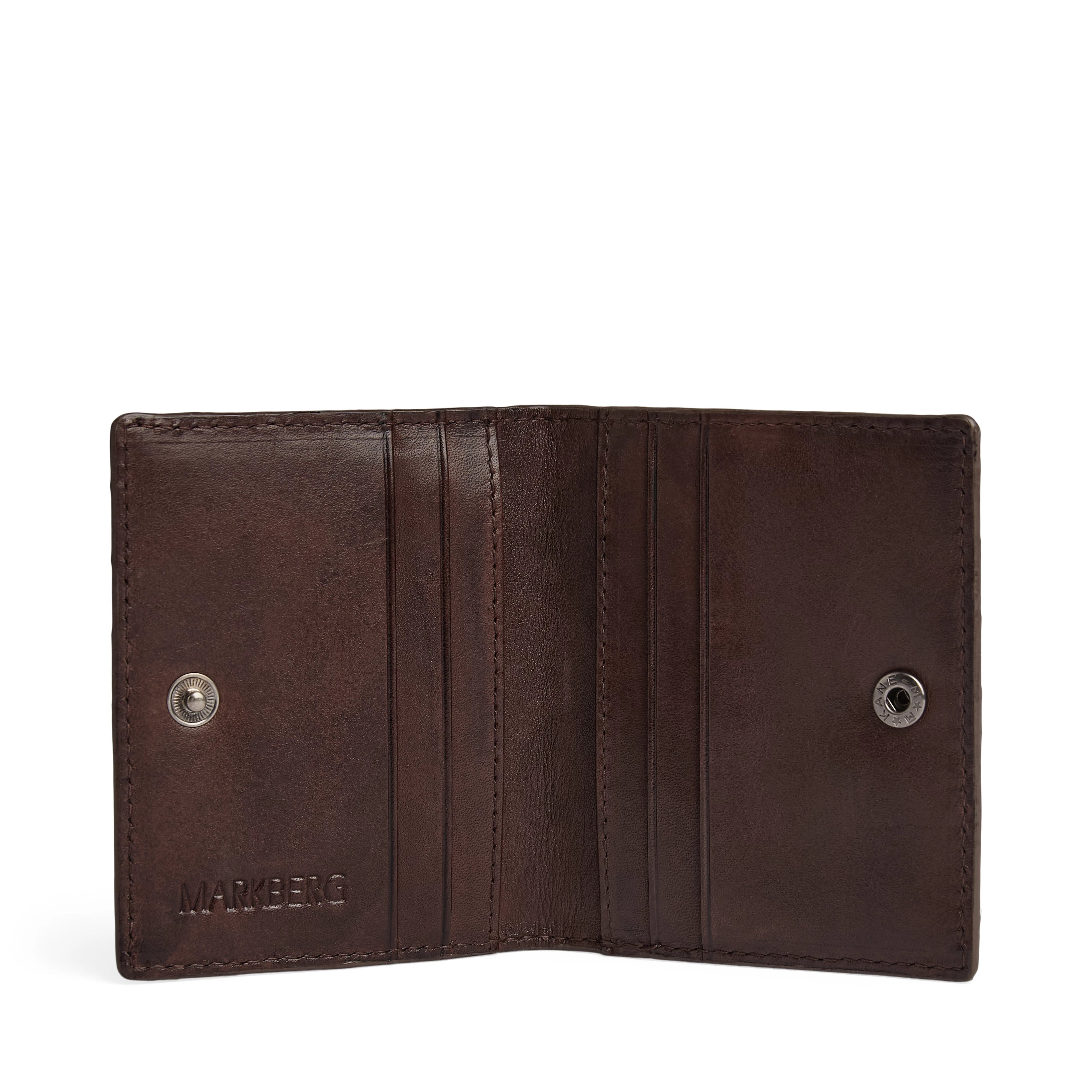 Markberg AmeliaMBG Card Holder Weave Dark Brown