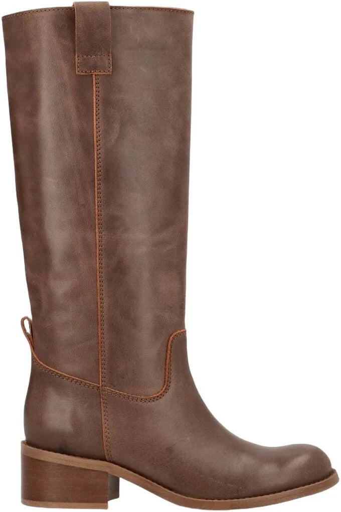 Phenumb Martina Long Leather Nougat