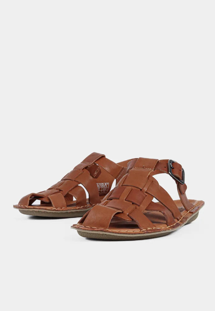 VIBAe Capri Leather Cognac Brown