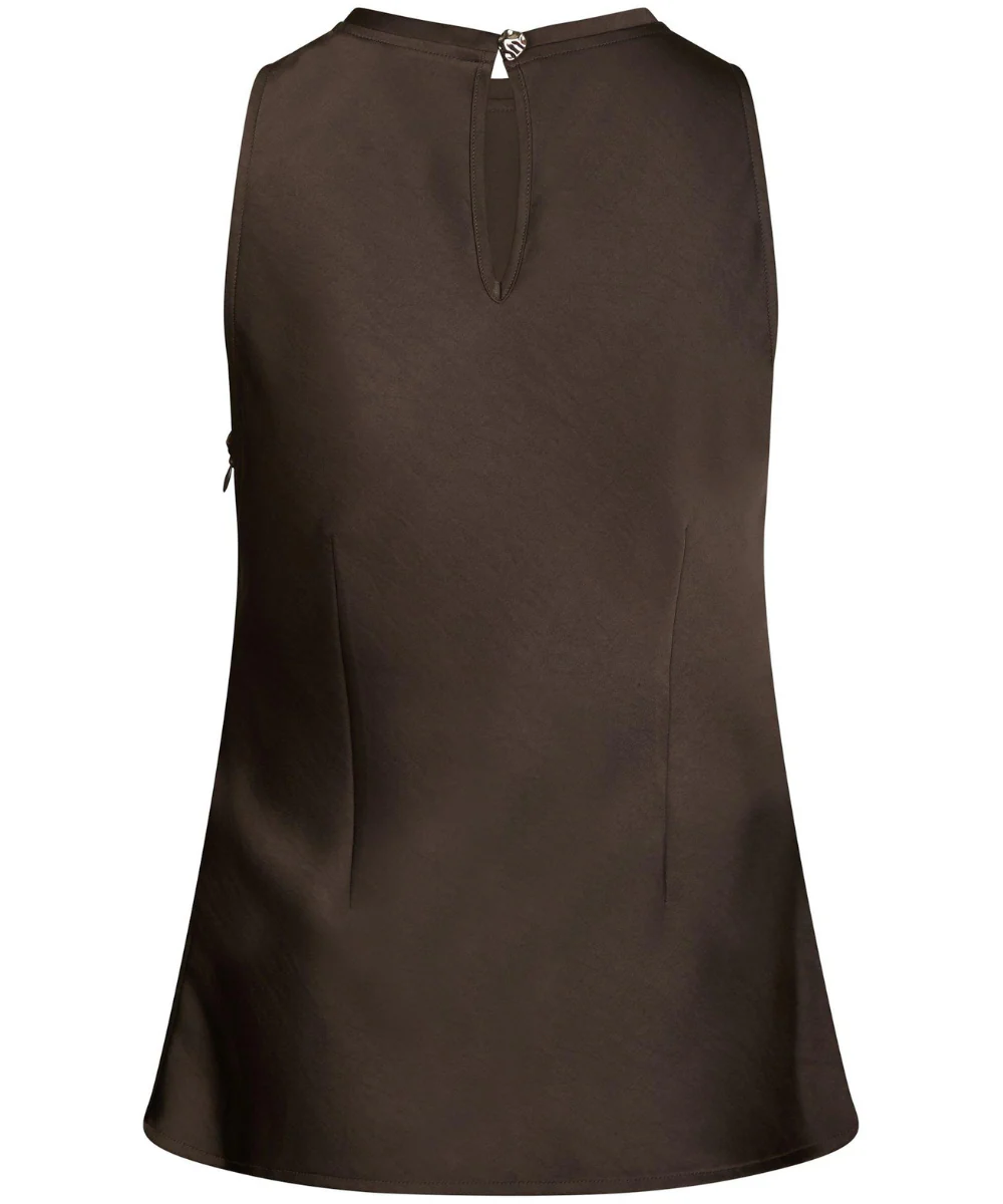 Neo Noir Celina Heavy Sateen Top 167209 Dark Brown
