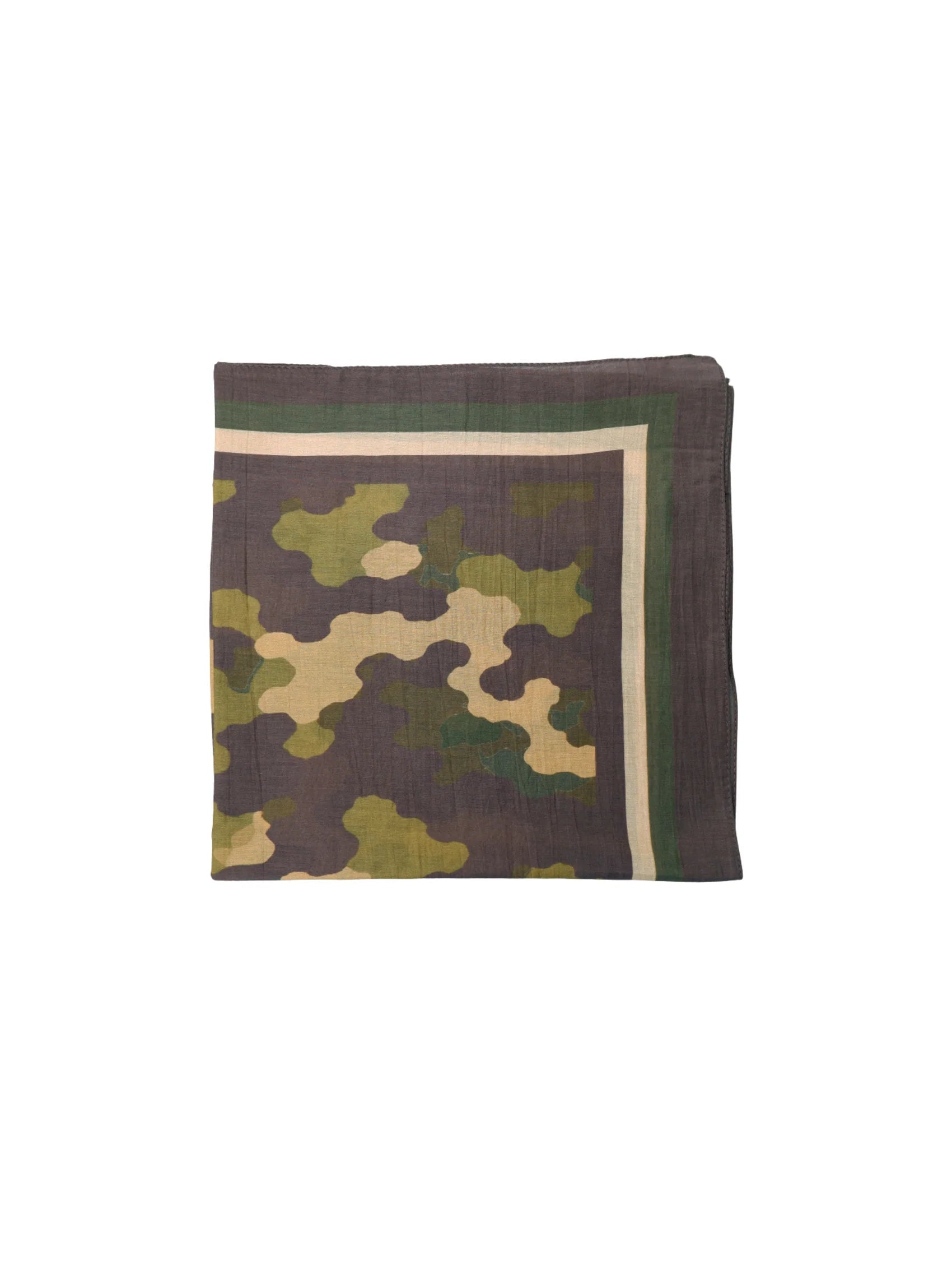Black Colour BCGia Mini Scarf 7214 Camoflage