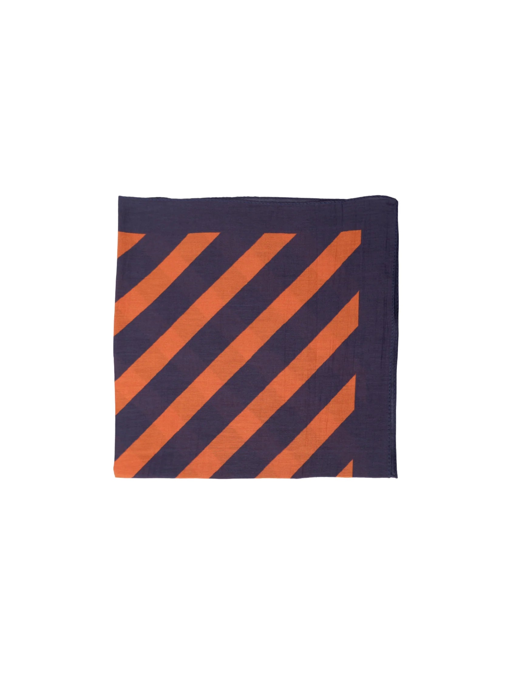 Black Colour BCAsda Scarf 7215 Navy Stripe