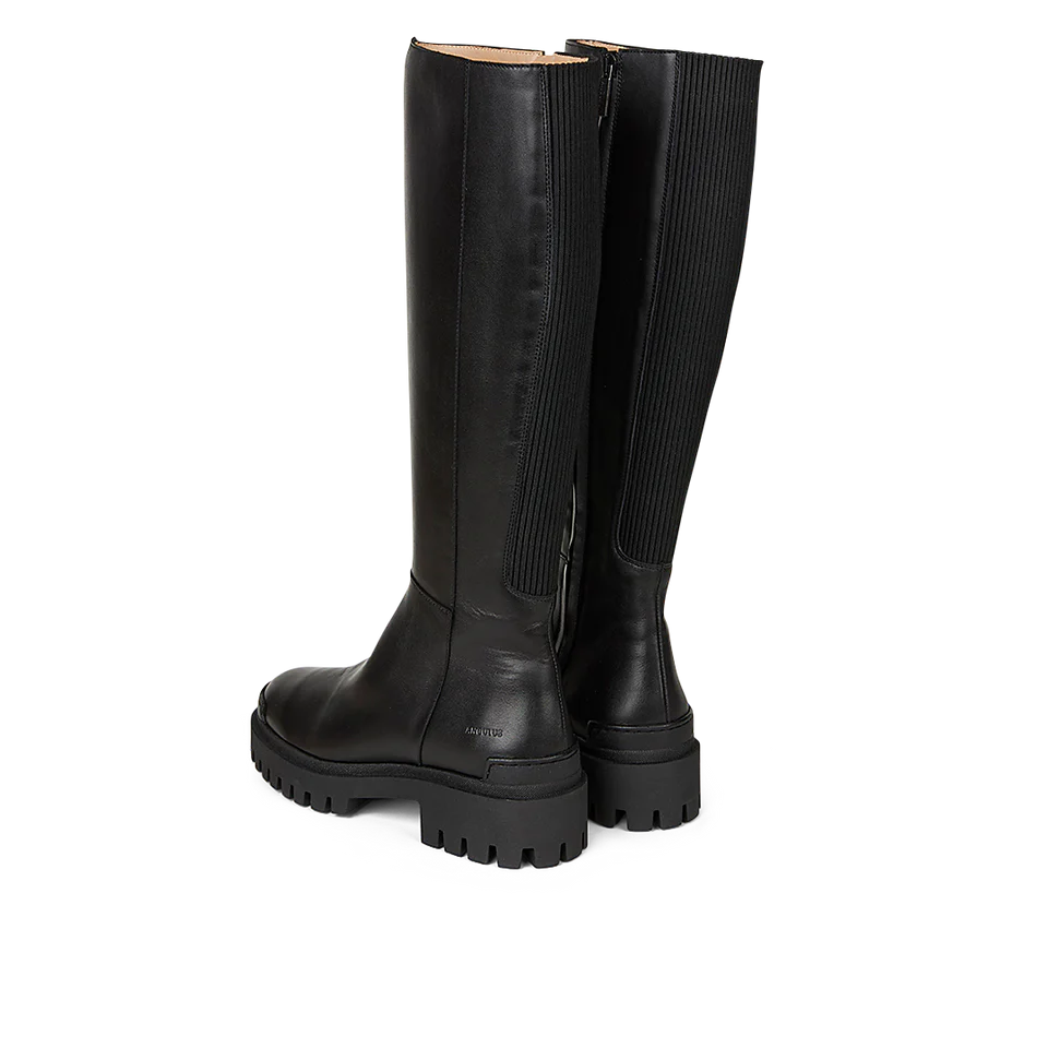 Angulus Langskaftet Chelsea Støvle 7711-101 Black