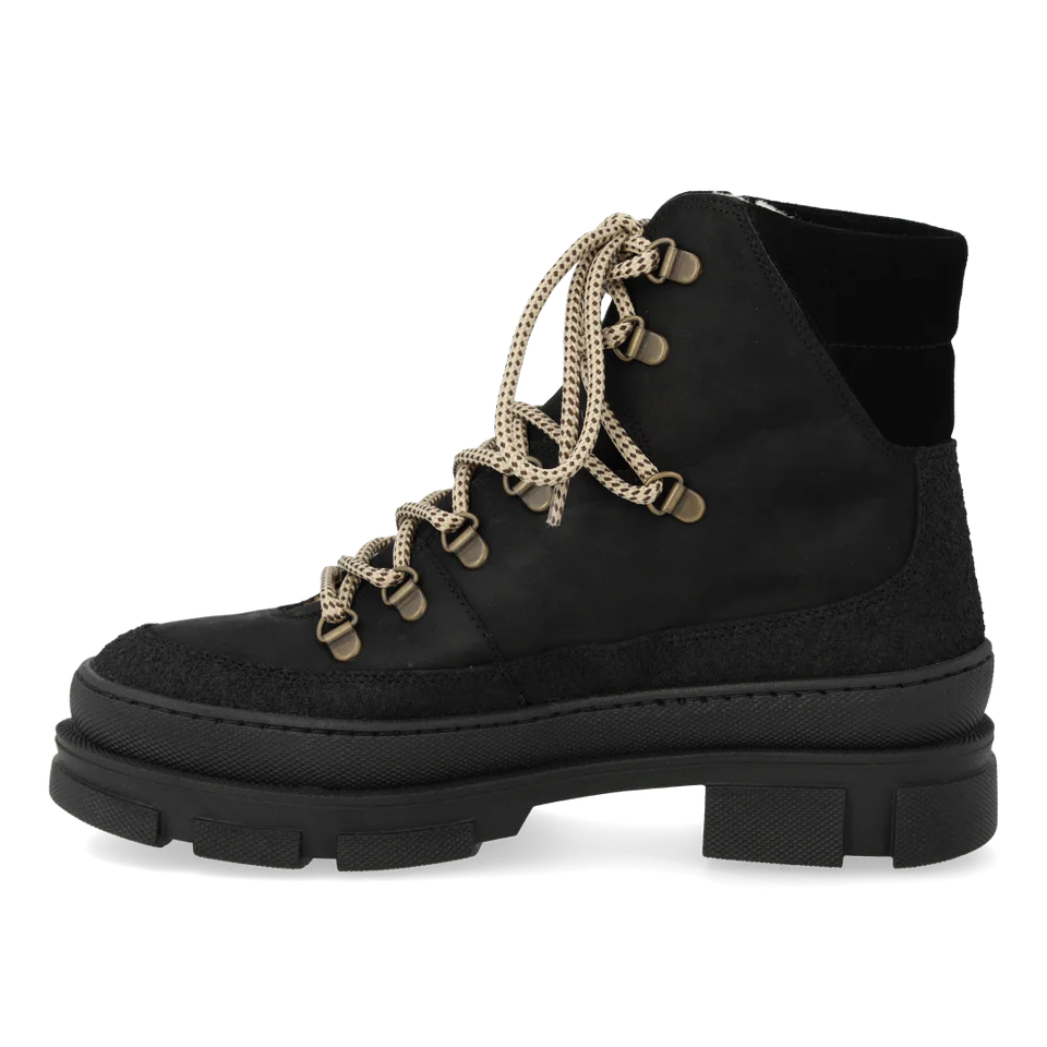 Angulus Snørestøvle Med Uldfoer 7723-103 Black