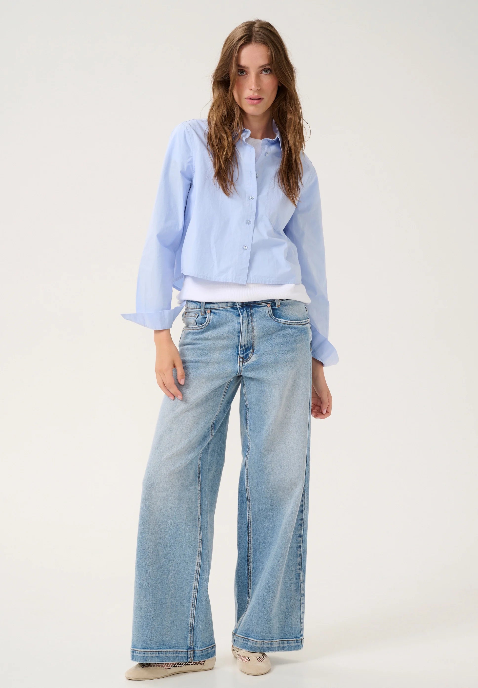 My Essential Wardrobe SunnaMW Short Shirt 153915 Kentucky Blue