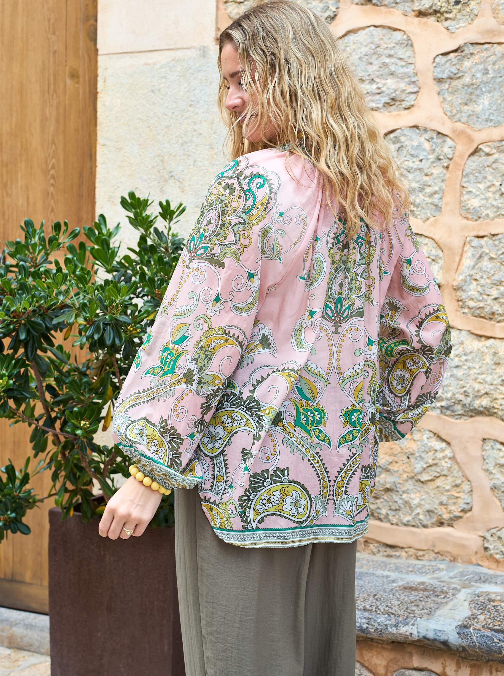 Black Colour BCBetty Blouse Rose