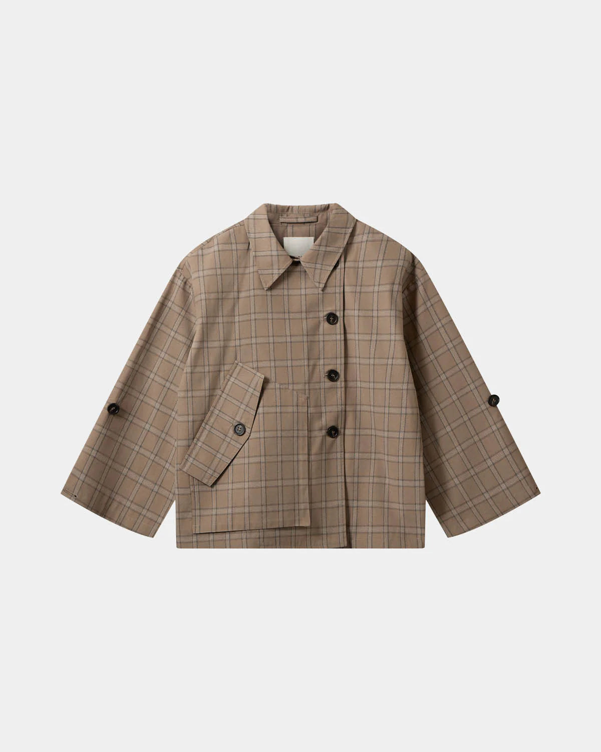 Sofie Schnoor AgathaSW Check Jacket Light Brown Check