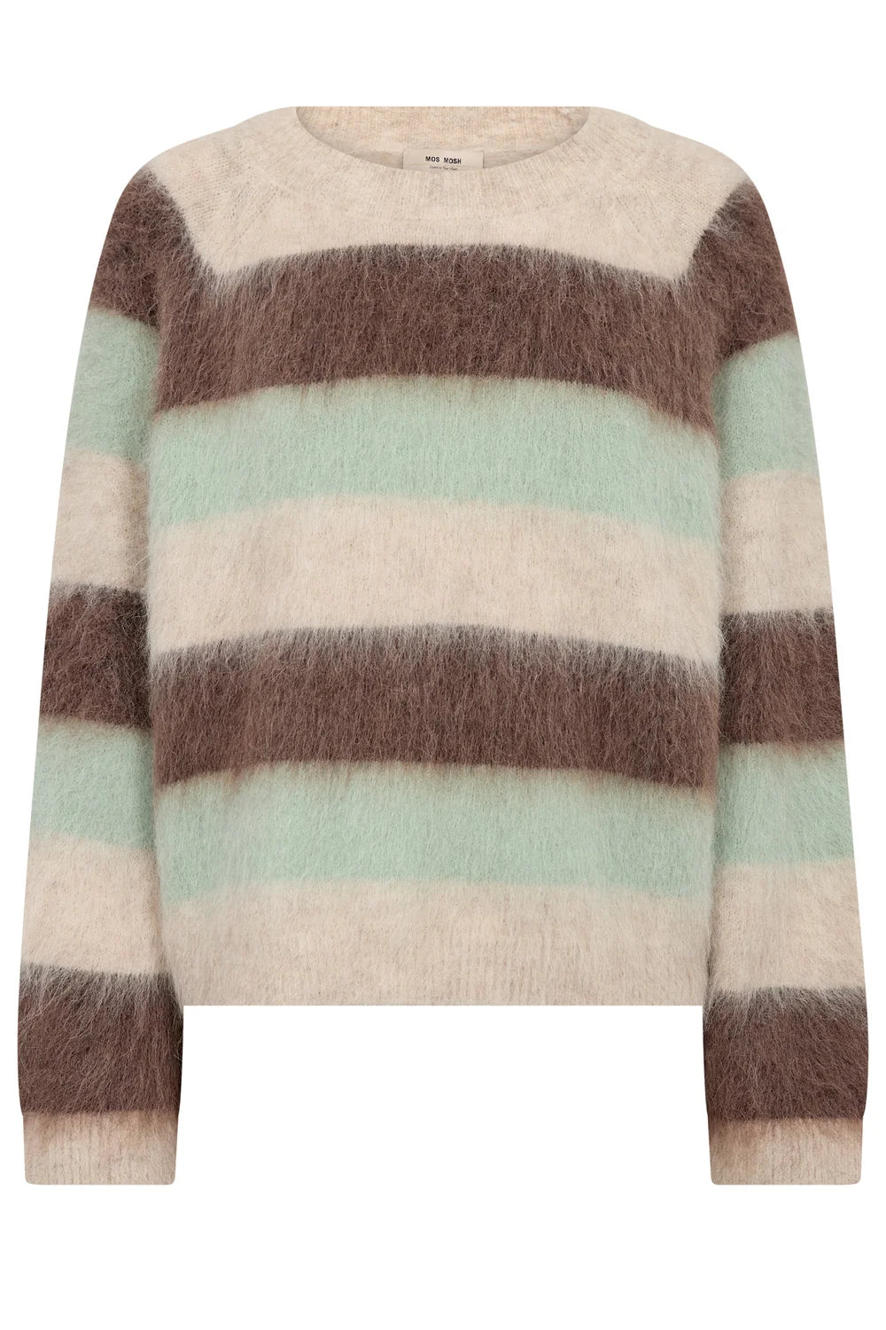 Mos Mosh MMSuvi Stripe Knit Frosty Green
