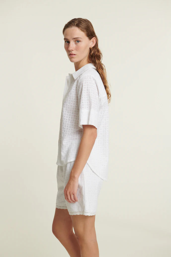 Basic Apparel BA421-01 Adie SS Shirt Bright White
