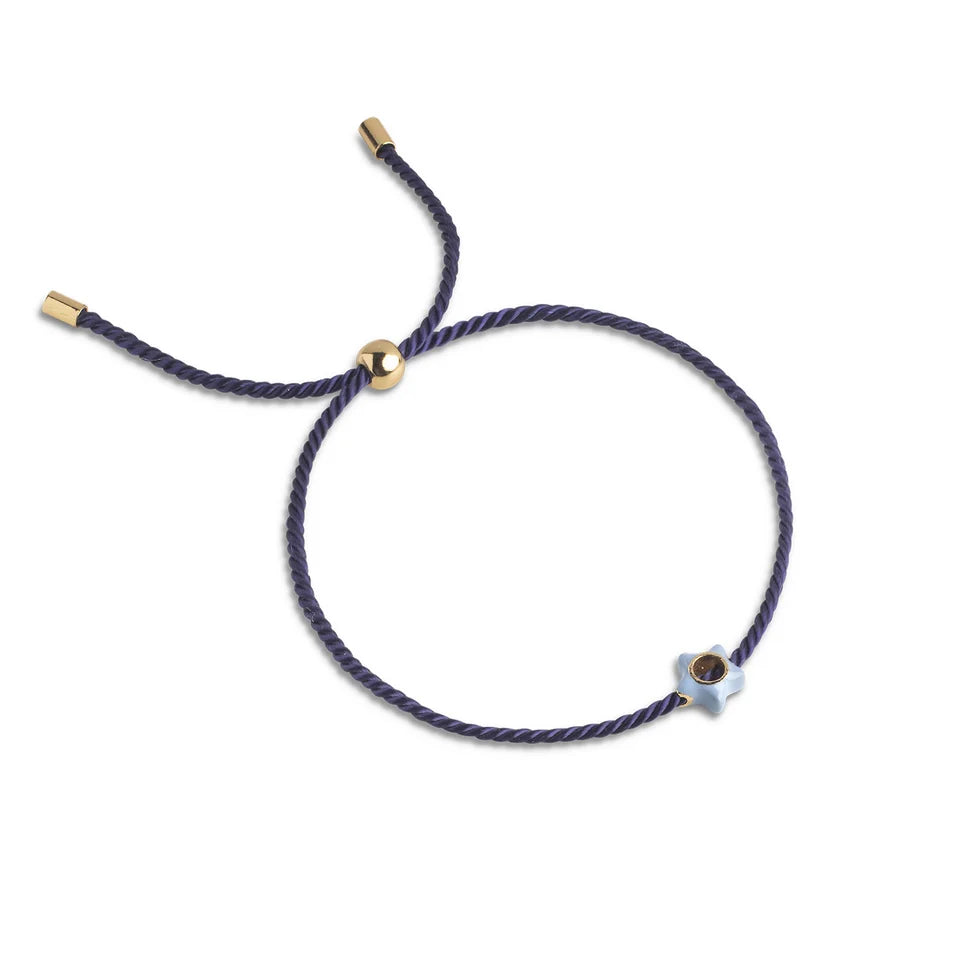 Enamel Bracelet Tokens BG165GB Blue/Steal Blue