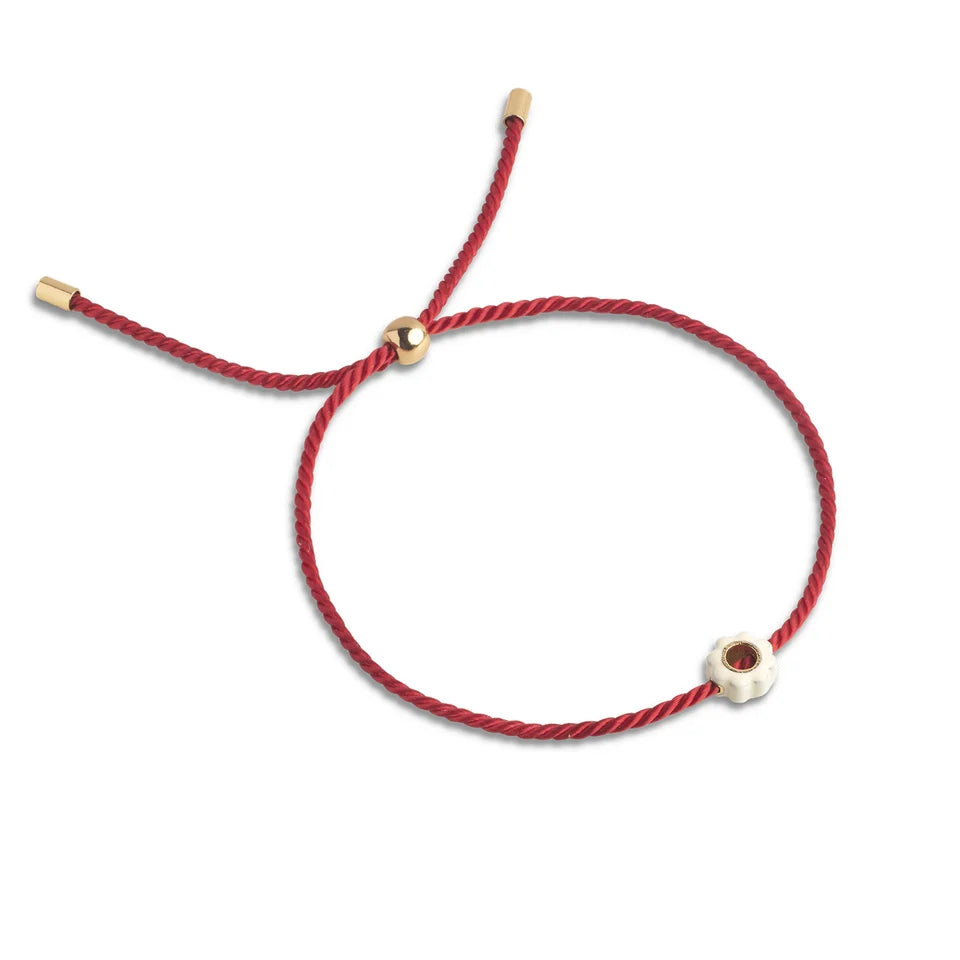 Enamel Bracelet Tokens BG165GB Red/Daisy