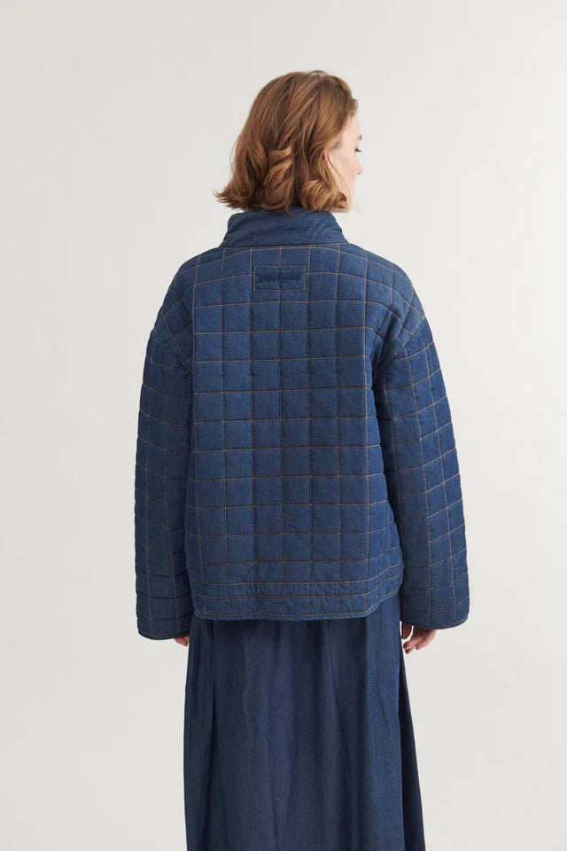 Basic Apparel Bine Bomber Jacket BA417-07 Mid Blue