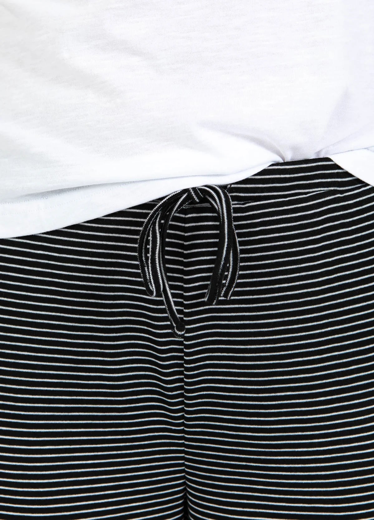 Coster Copenhagen CC Heart ELYSE Loose Jersey Pants Black/White Stripe 102