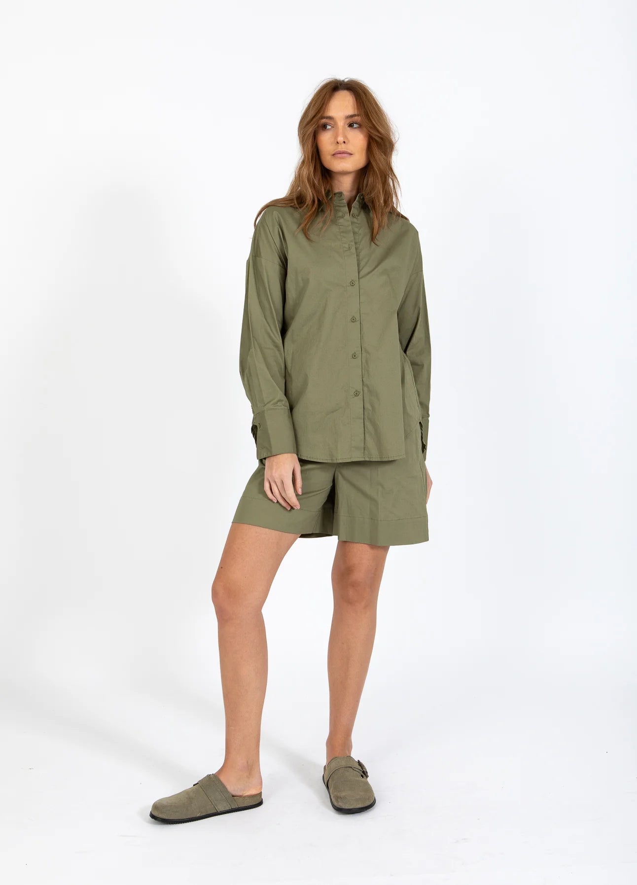 Coster Copenhagen CC Heart Millie Shorts CCH3186 Khaki
