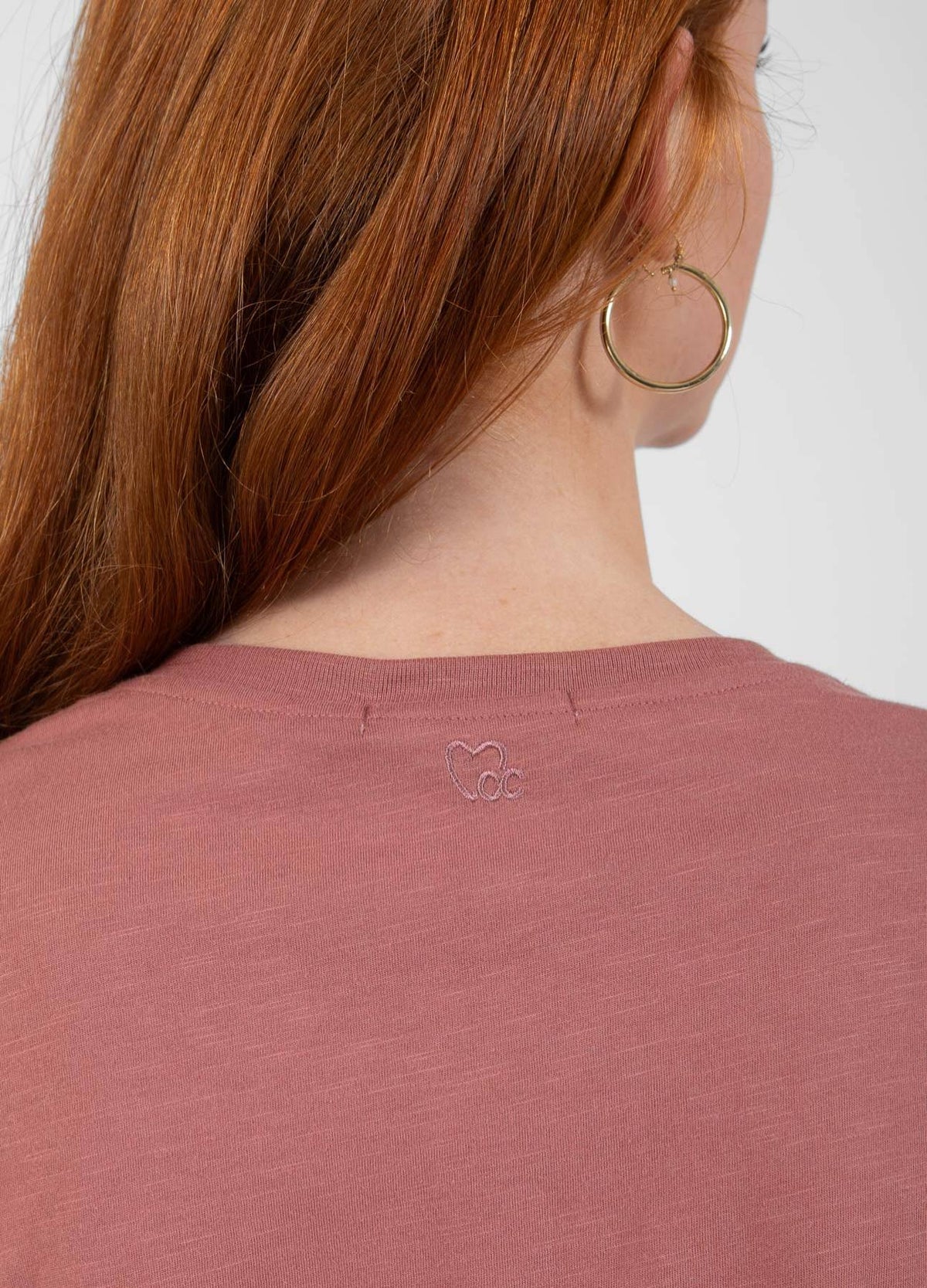 Coster Copenhagen CC Heart Basic V-Neck T-Shirt CCH1101 Apple Butter