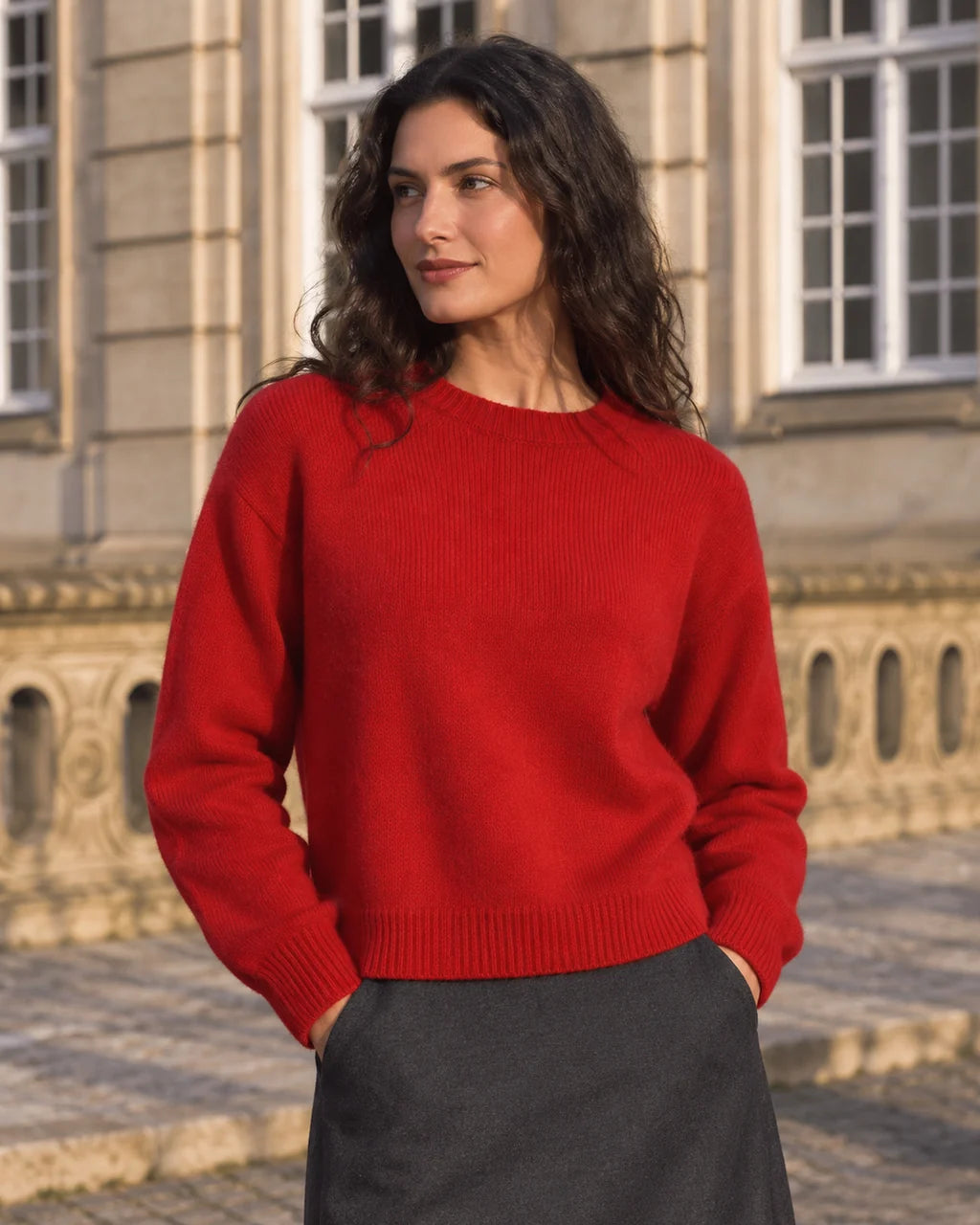 La Rouge Carol Knit LR2040 Red