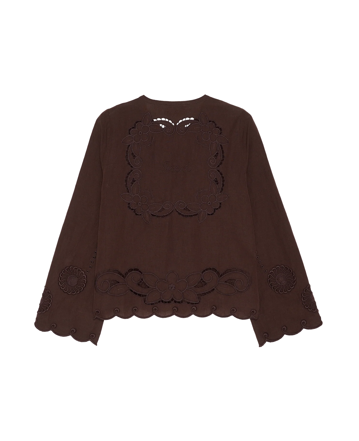 Sissel Edelbo Ester Shirt SE 2014 FW26 Organic Cotton Seal Brown