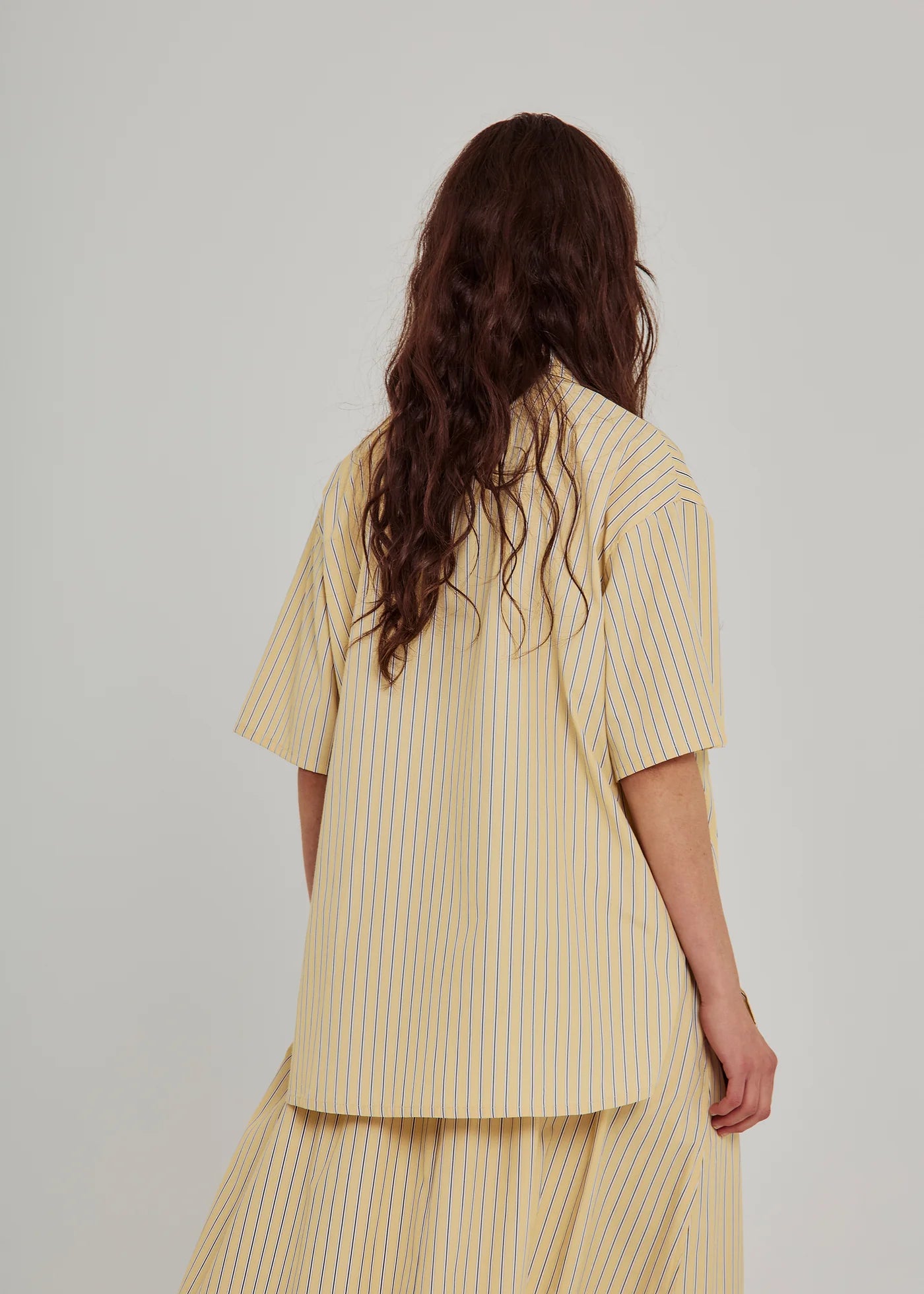 NORR Frida Shirt 11863034 Yellow Stripe