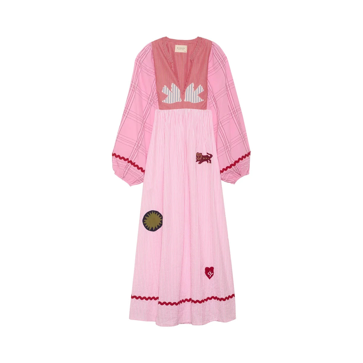 Sissel Edelbo Gaia Dress Leftover Fabric Rose Mix