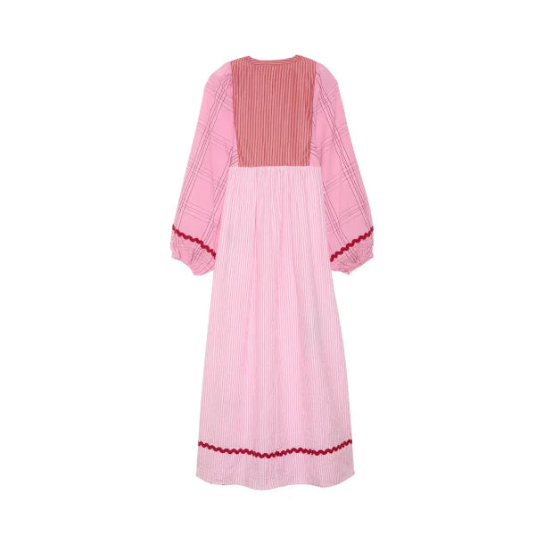 Sissel Edelbo Gaia Dress Leftover Fabric Rose Mix