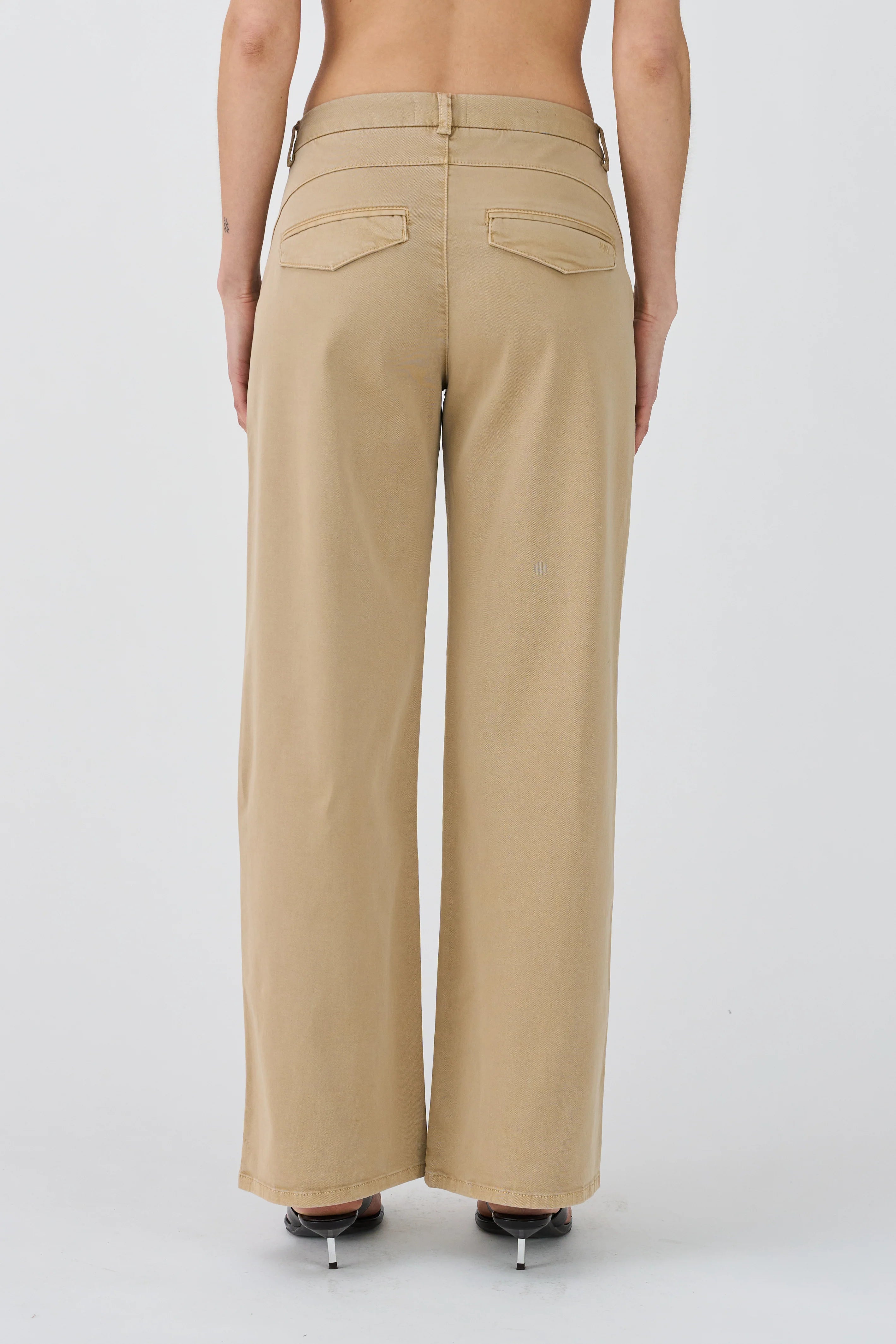 IVY karmey Chino Wide Pant I235434 Khaki 64