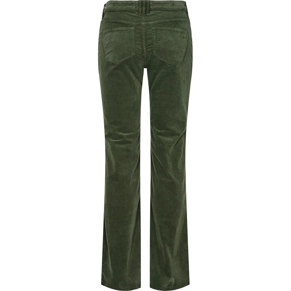 Ivy Tara Flare Jeans Baby Cord Dark Deep Army