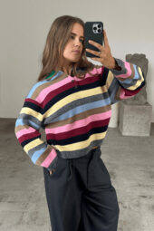 BOII Jisse Polo Multi Knit Multi