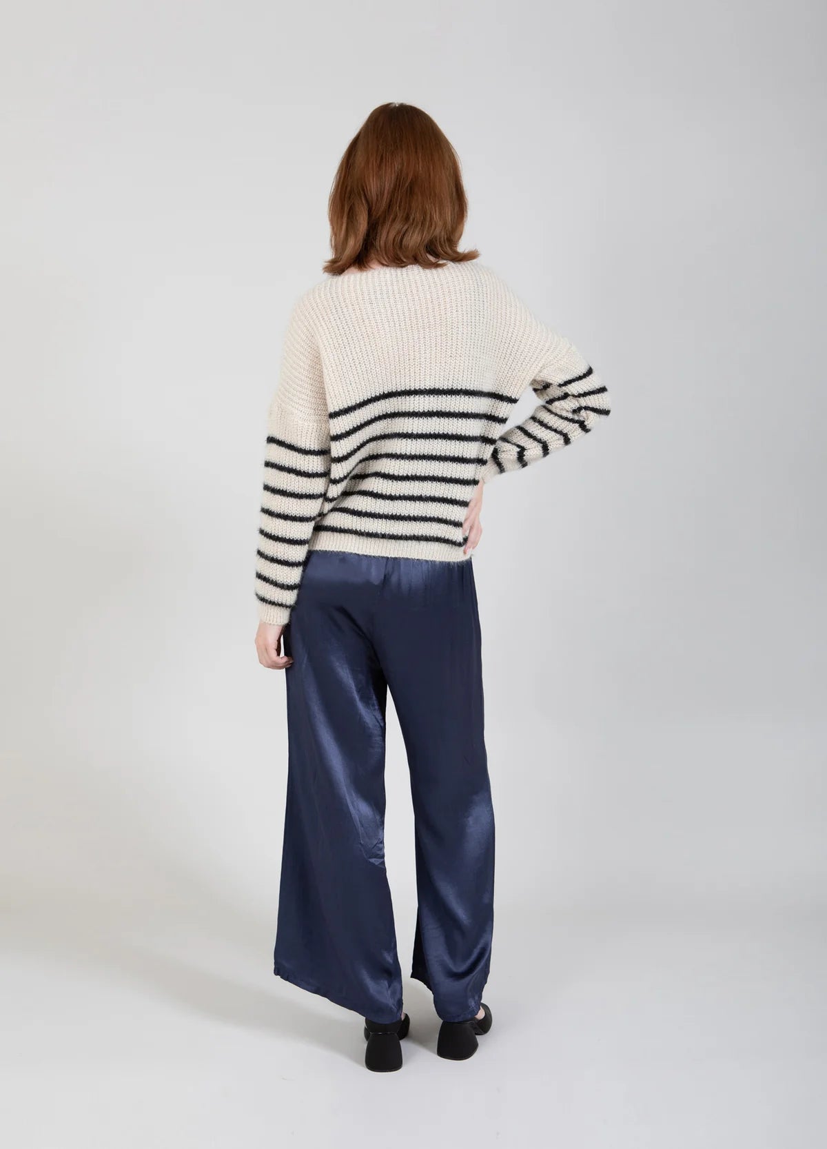 Coster Copenhagen Knit With Stripes Creme