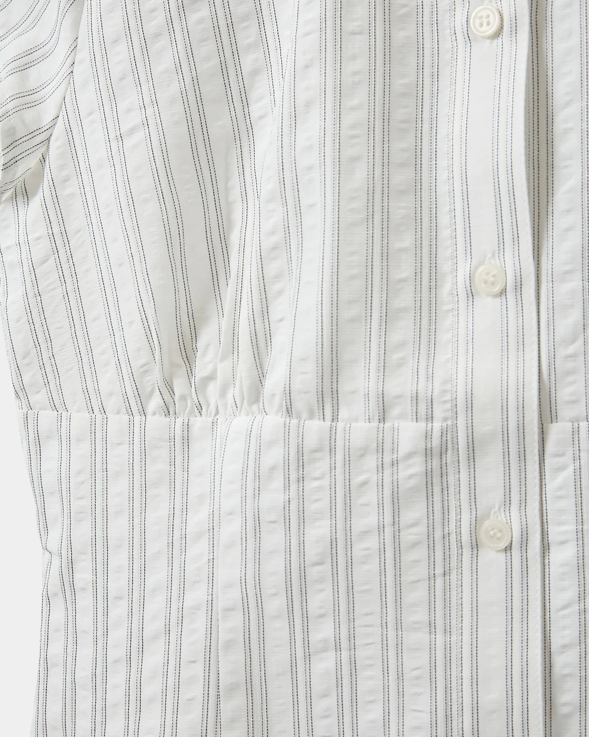 Sofie Schnoor Lilyansw Striped Slim Fit Shirt S262285 Off White/Black Stripe