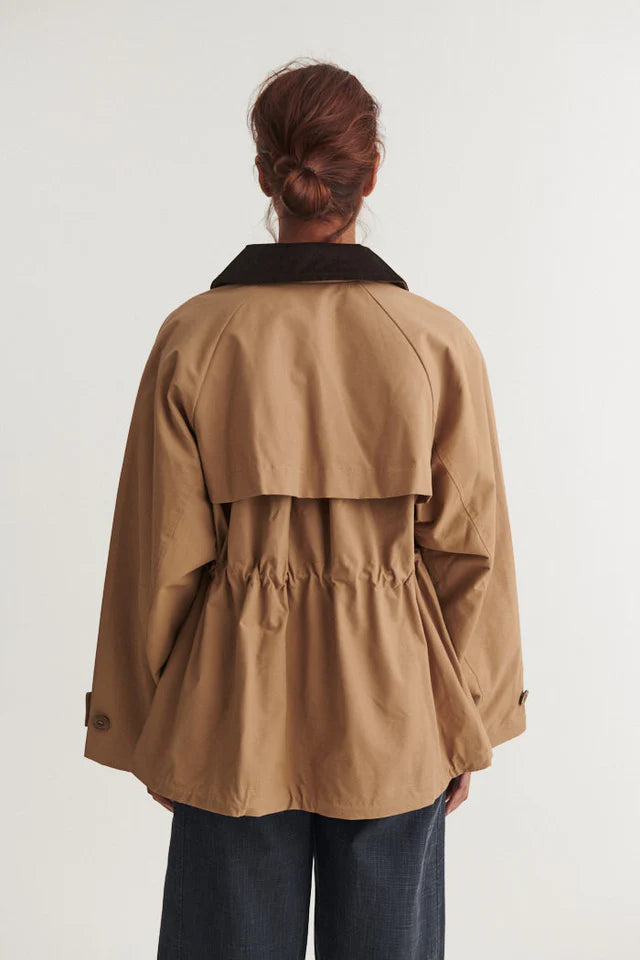 Basic Apparel Lin Jacket Sepia Tint